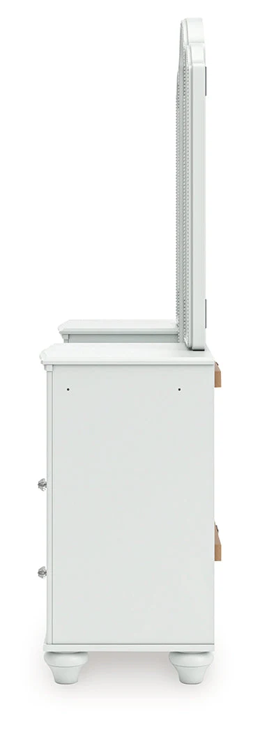 Kozlani White Vanity with Mirror - Image 7
