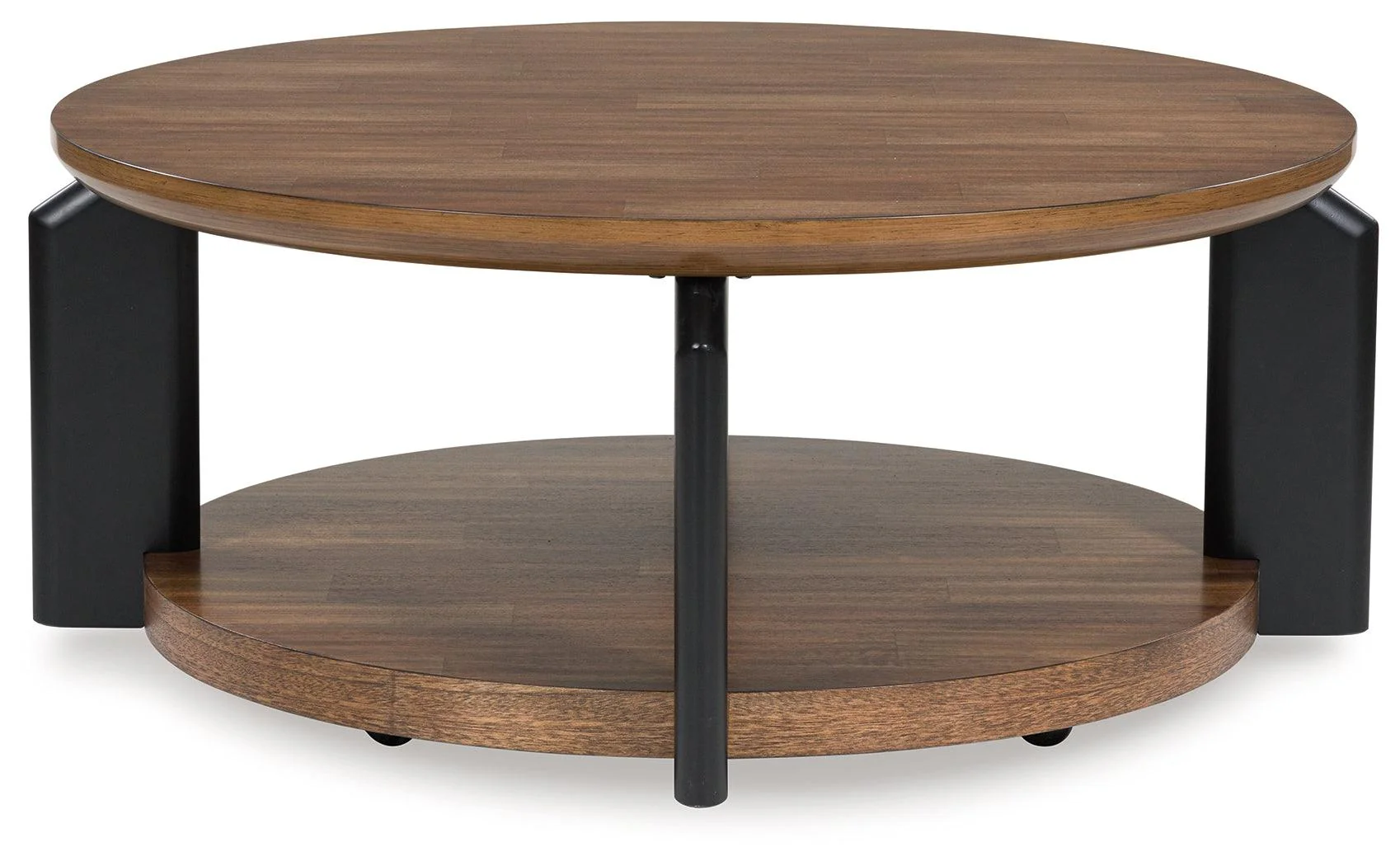 Kraeburn Brown/Black Coffee Table - Image 4