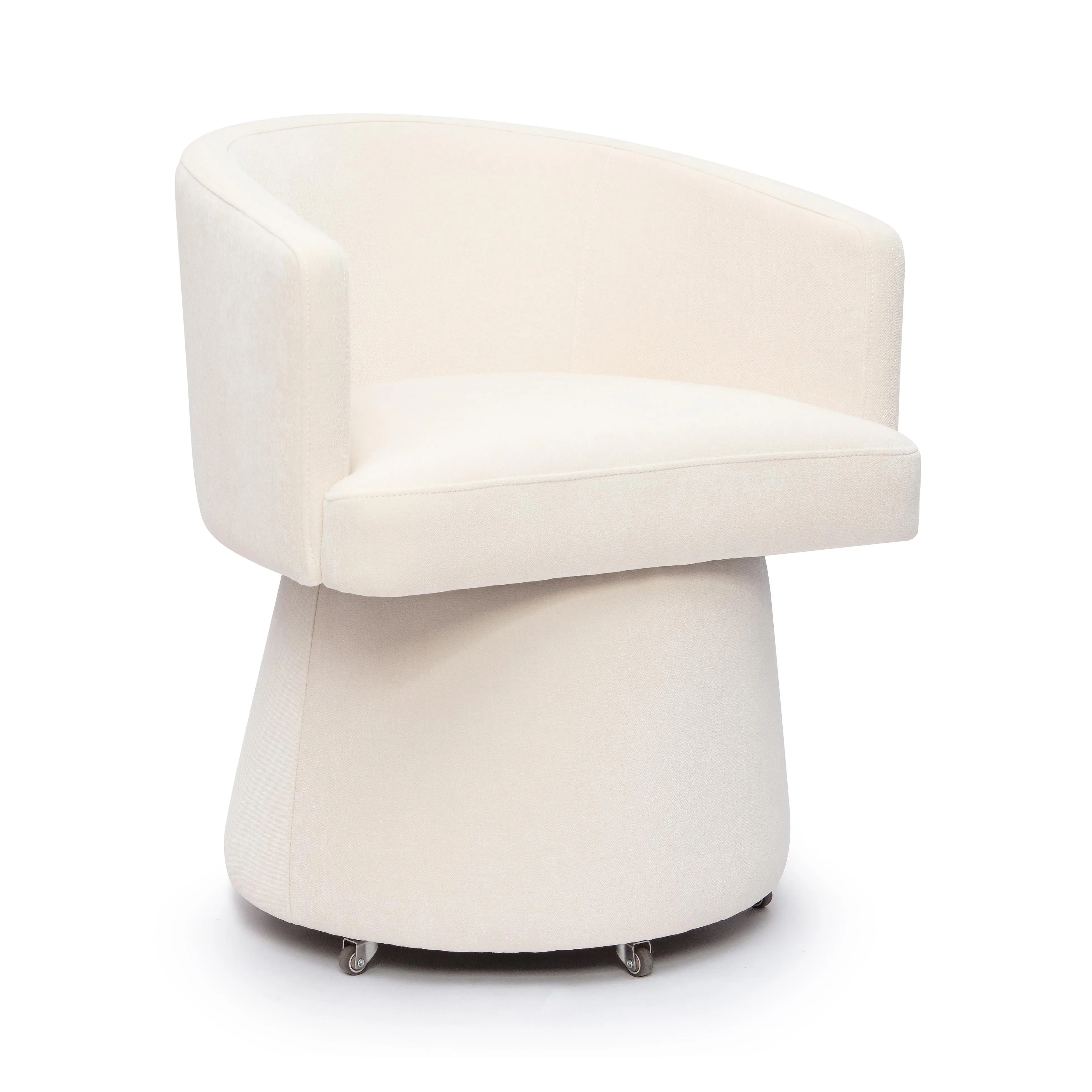 Kristen Upcycled Chenille Rolling Desk Chair - Image 32