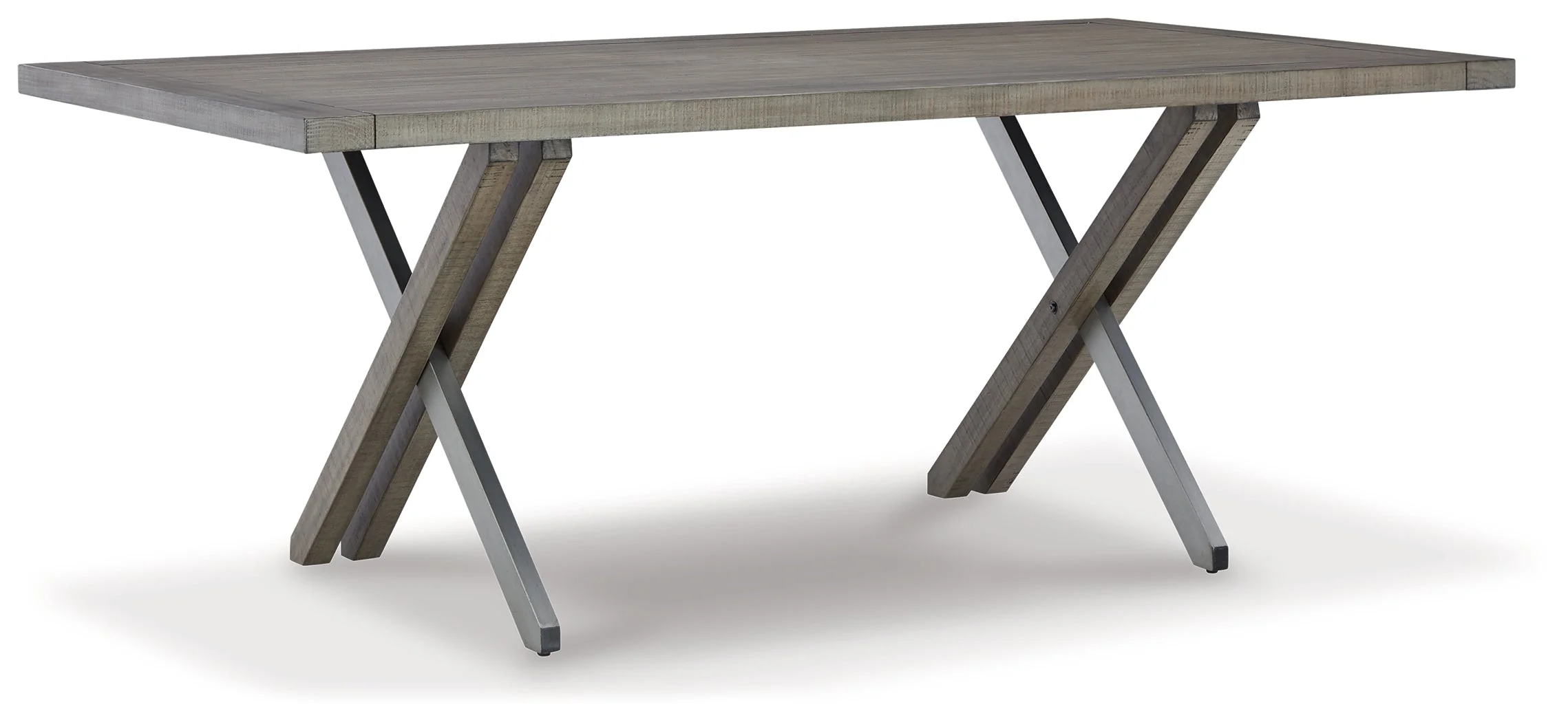 Krystanza Weathered Gray Dining Room Set - Image 9