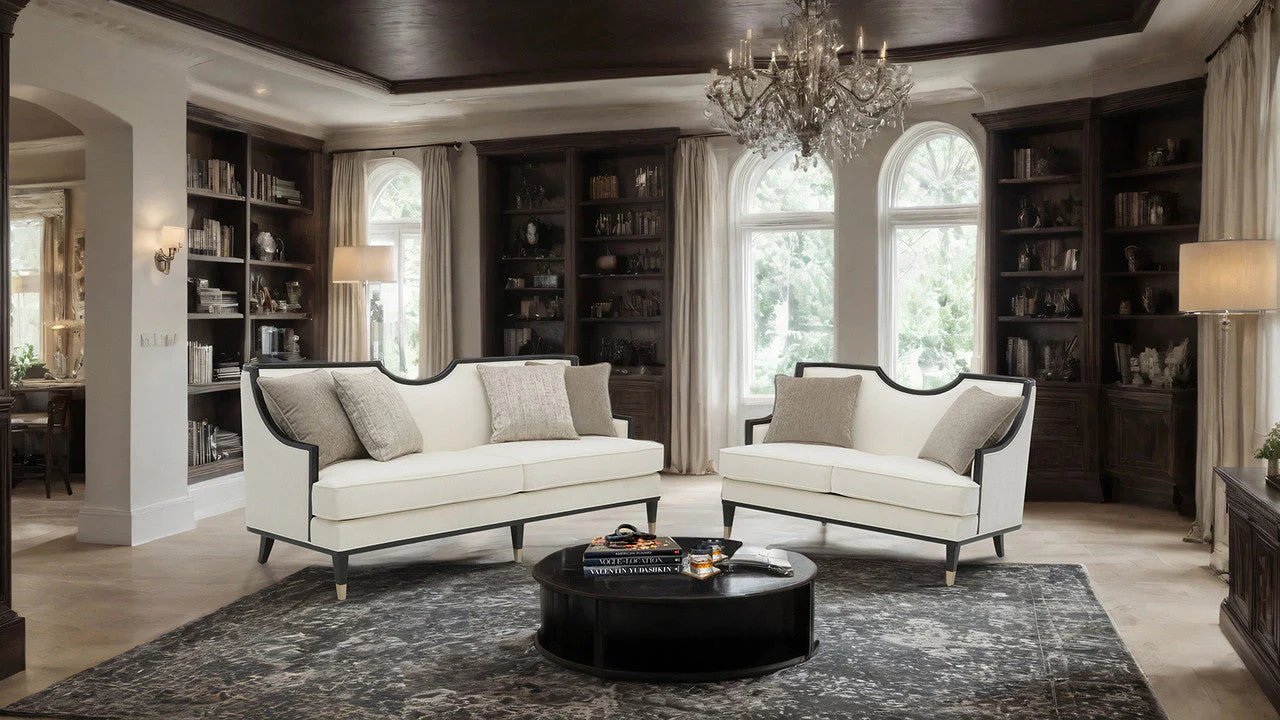 La Salle White Sofa - Image 2