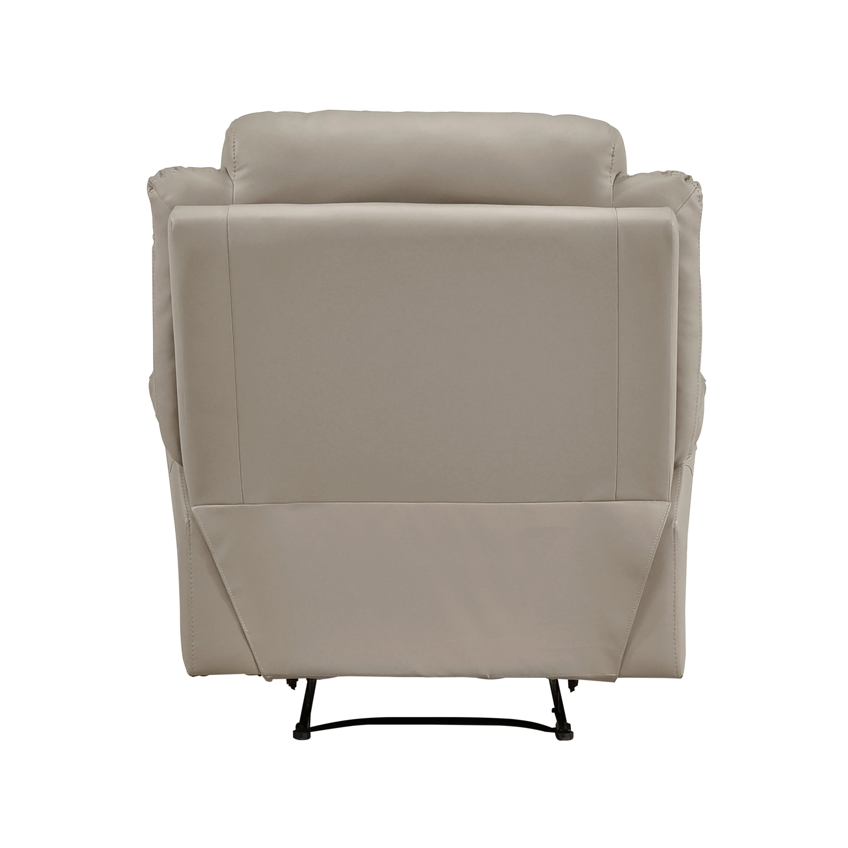 Laconia Latte Leather Reclining Chair - Image 5