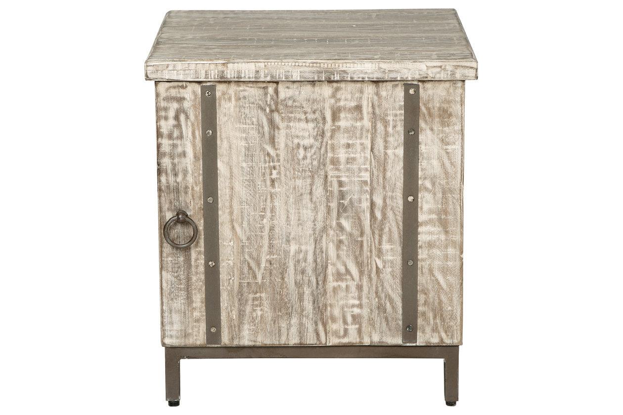 Laddford Whitewash Accent Cabinet - Image 3