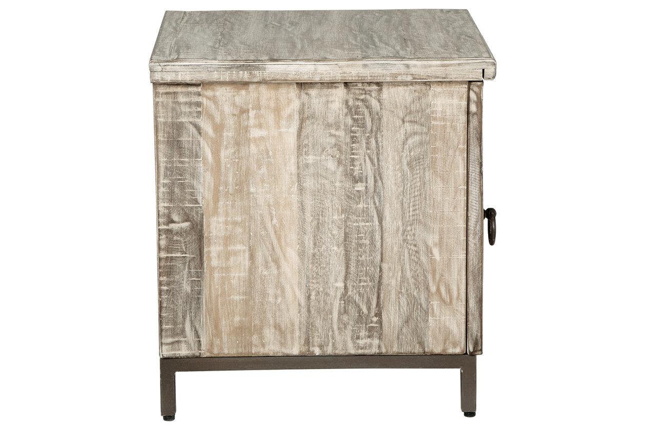 Laddford Whitewash Accent Cabinet - Image 4