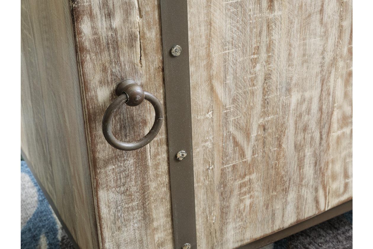 Laddford Whitewash Accent Cabinet - Image 7