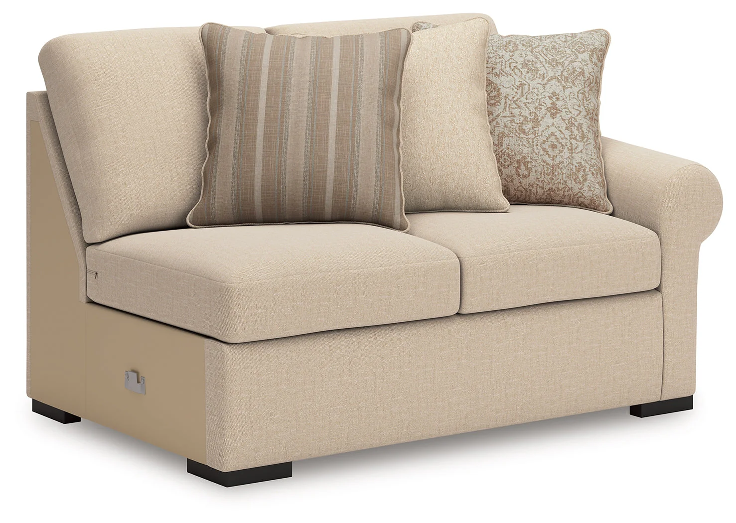 LadyMae Twill 3-Piece Sectional - Image 4