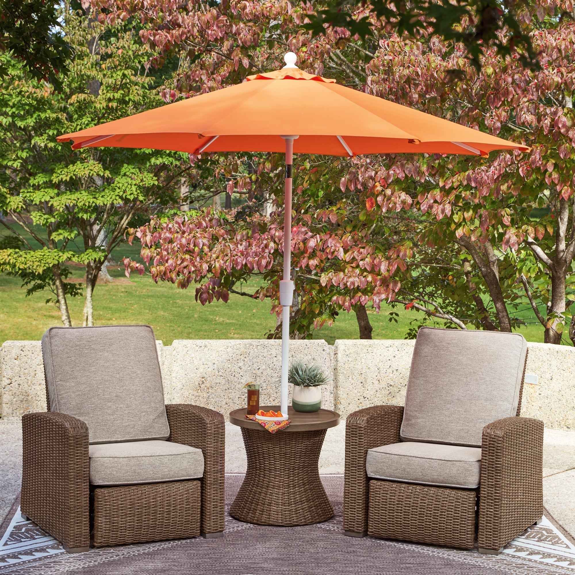 Laguna Heights Beige 2 Outdoor Chairs and End Table - Image 6