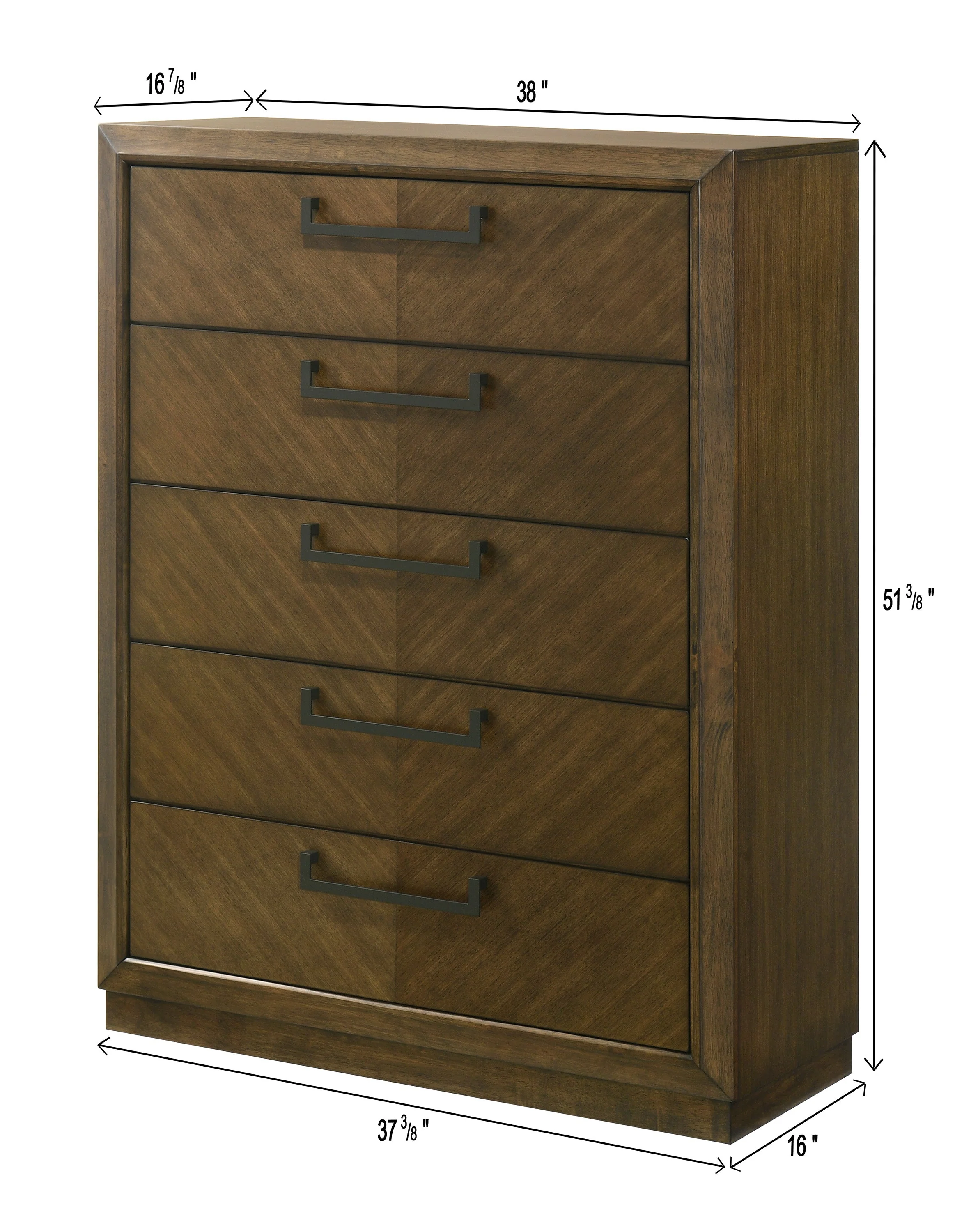 Lakecrest Brown Chest - Image 2