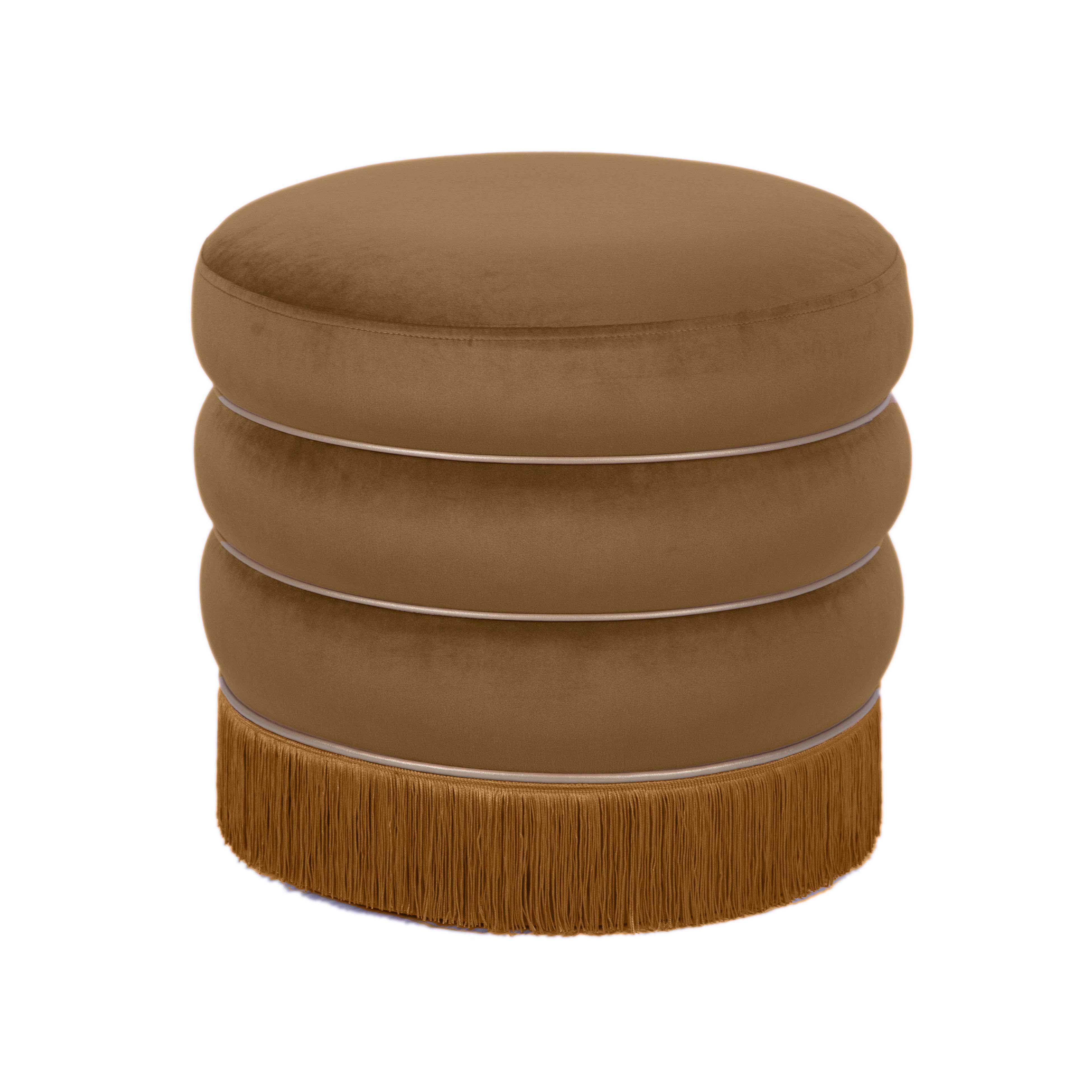 Lakka Velvet Ottoman - Image 9