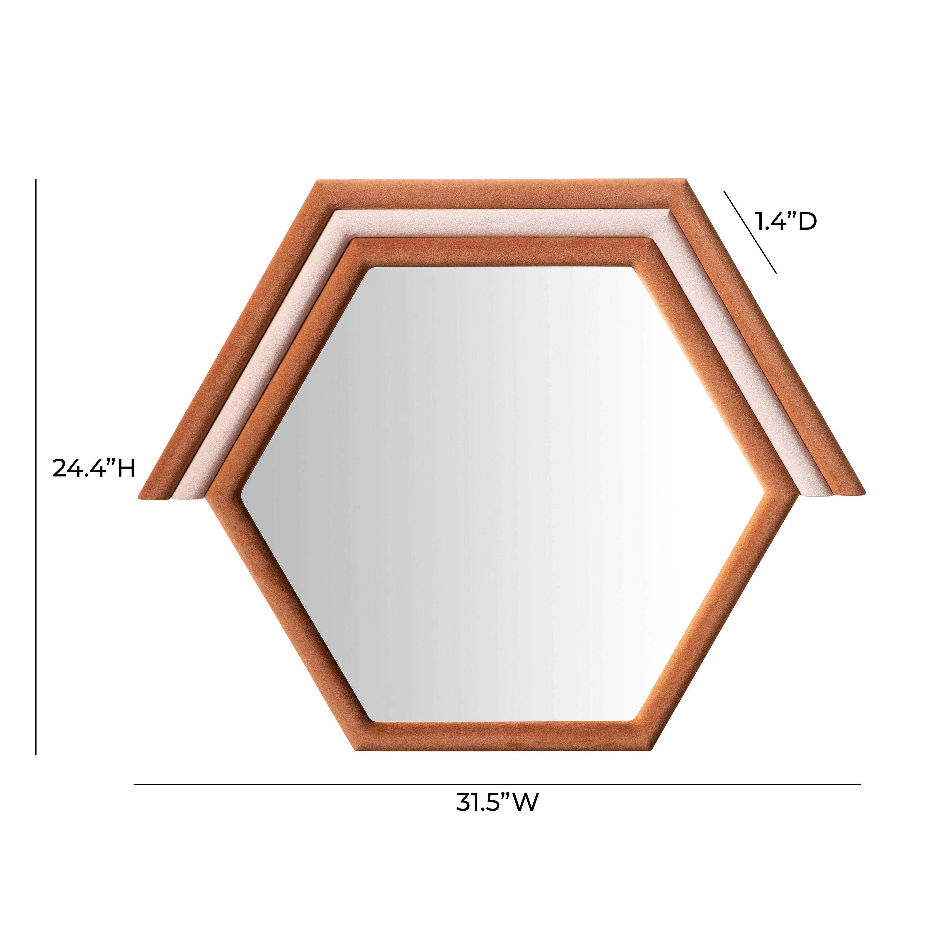 Lally Velvet Prism Wall Mirror - Image 10