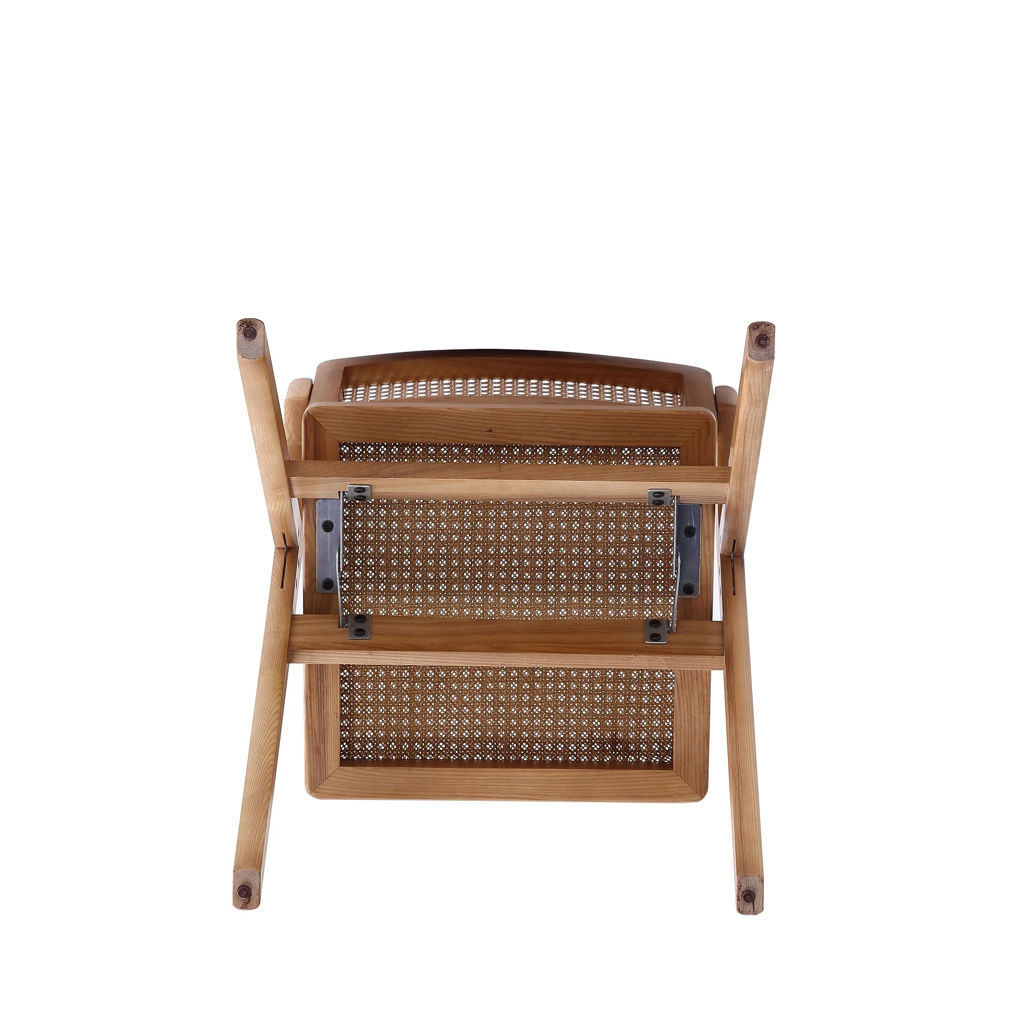 Lambinet Folding Dining Chair in Nature Cane (set of 2) - Image 10