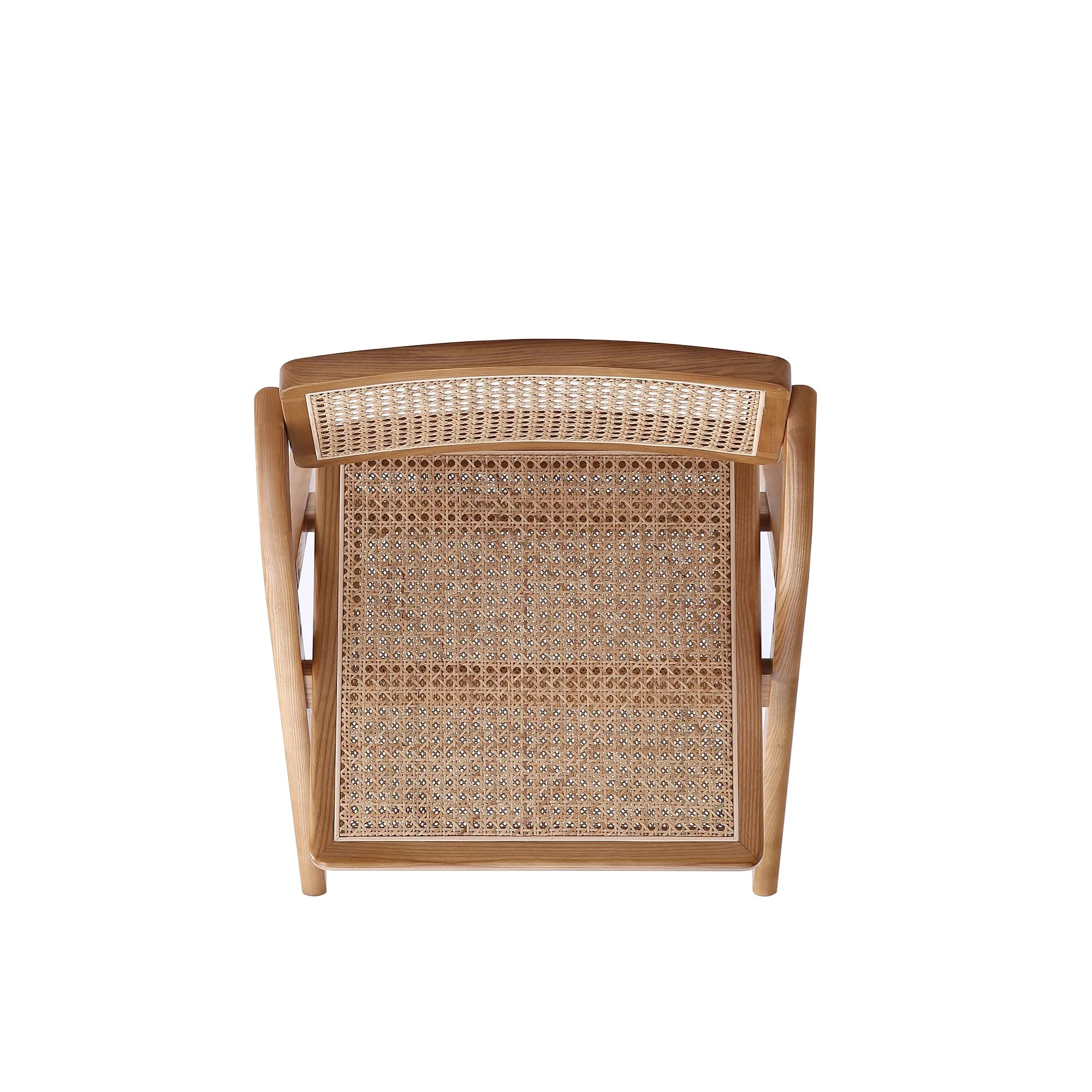 Lambinet Folding Dining Chair in Nature Cane (set of 4) - Image 9