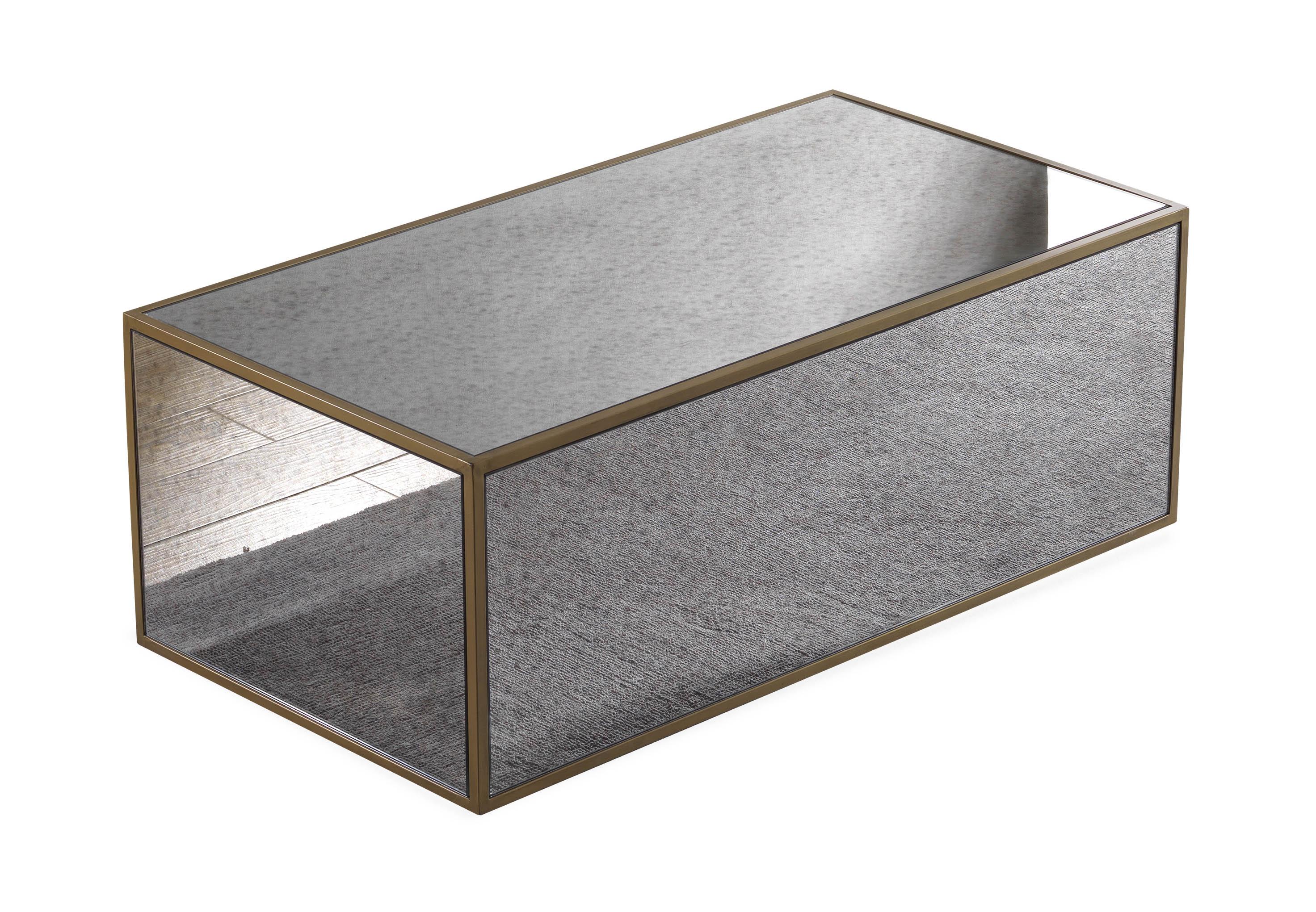 Lana Mirrored Coffee Table by Inspire Me! Home Decor - Image 4
