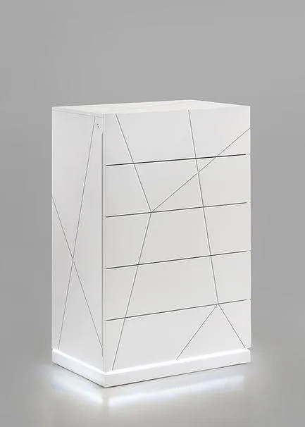 Lana White Platform Bedroom Set - Image 6