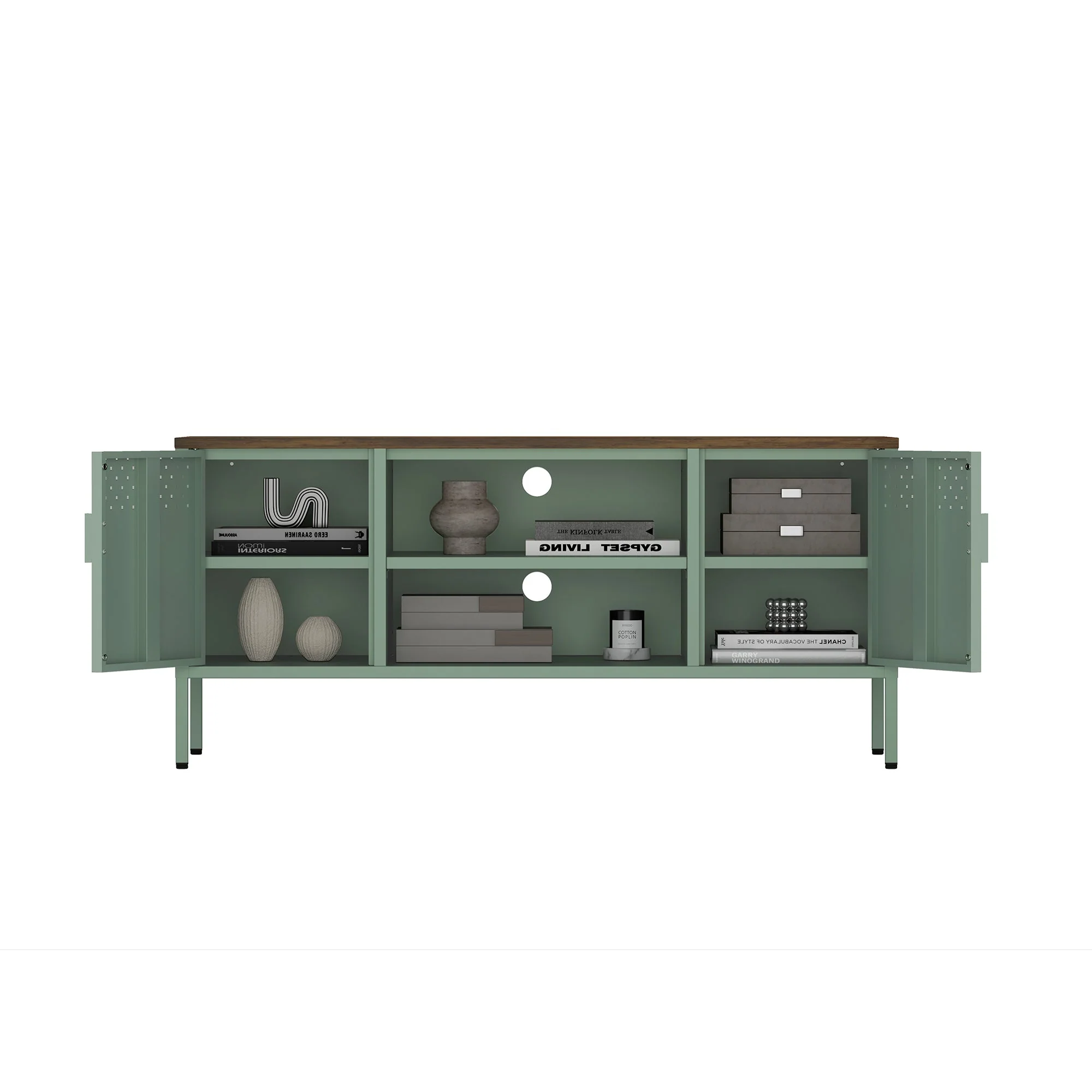 Landen 47" TV Stand in Green - Image 13