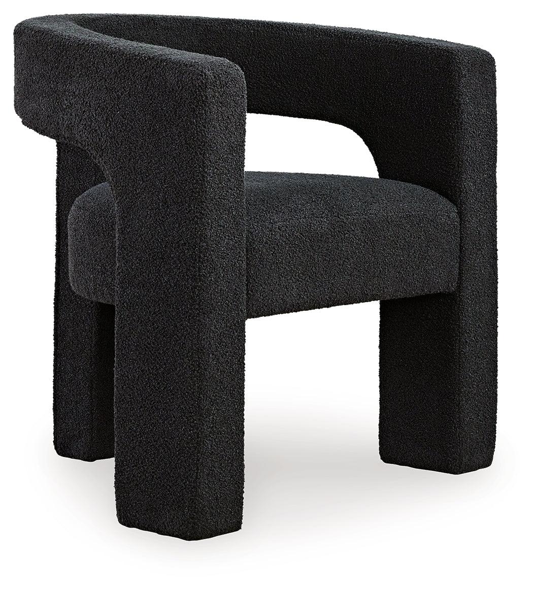 Landick Ebony Accent Chair - Image 2