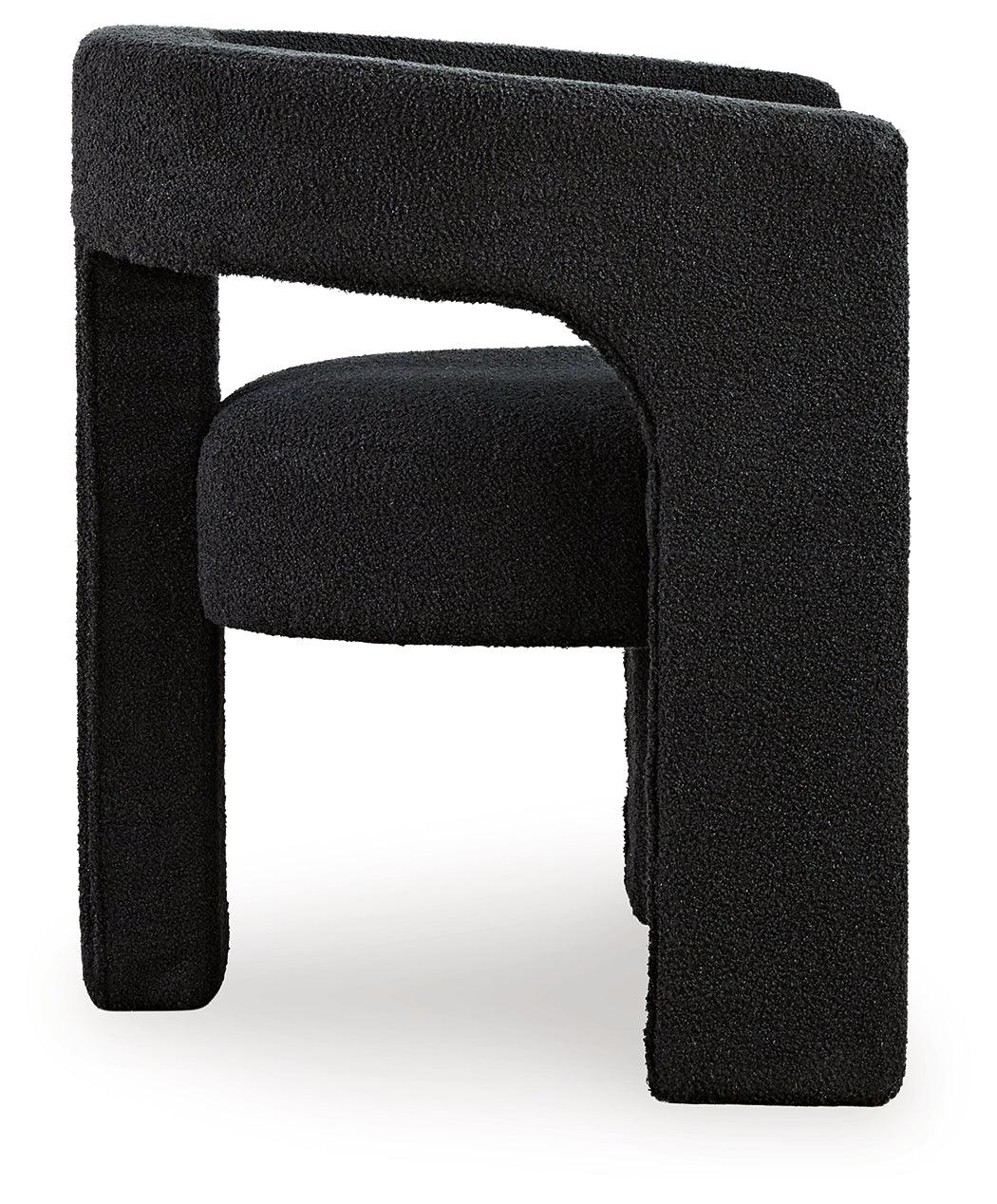 Landick Ebony Accent Chair - Image 4
