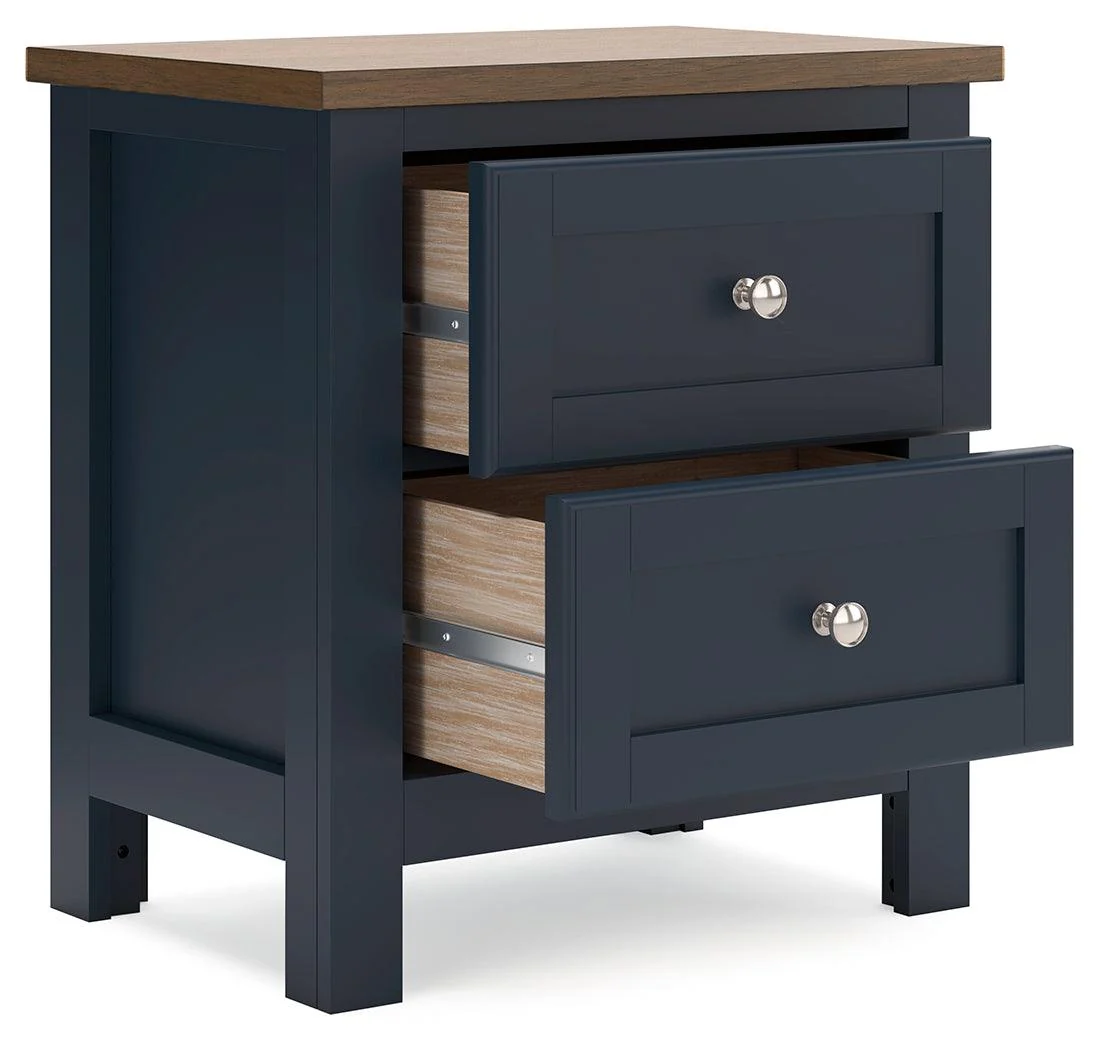 Landocken Brown/Blue Nightstand - Image 2