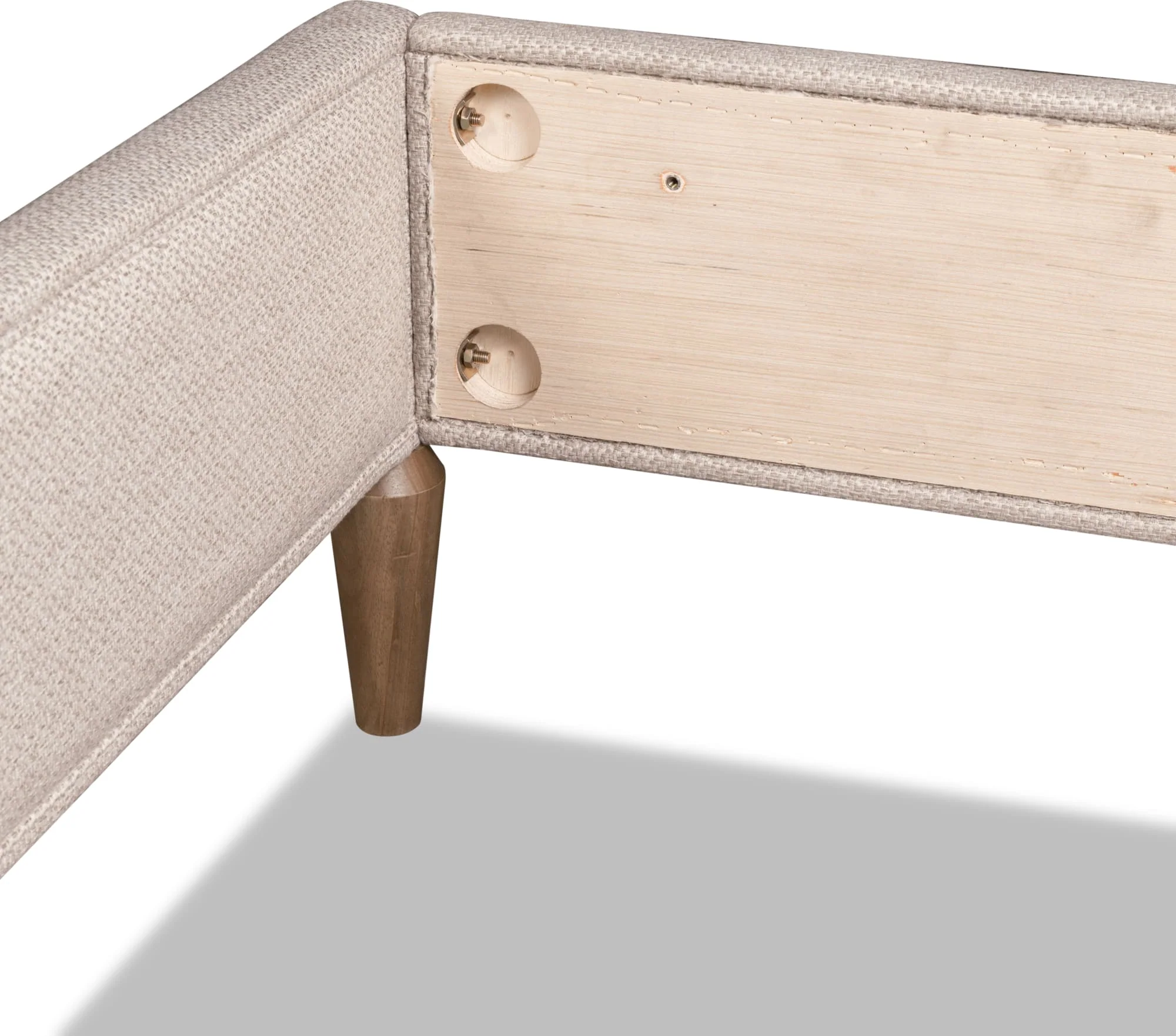Langley Honey Wheat/Autumn Forest Upholstered King Bed - Image 10