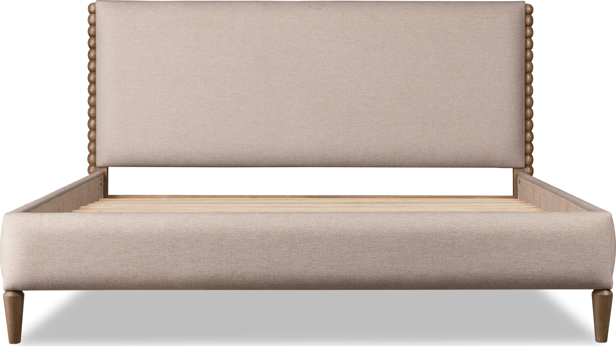 Langley Honey Wheat/Autumn Forest Upholstered Queen Bed - Image 5
