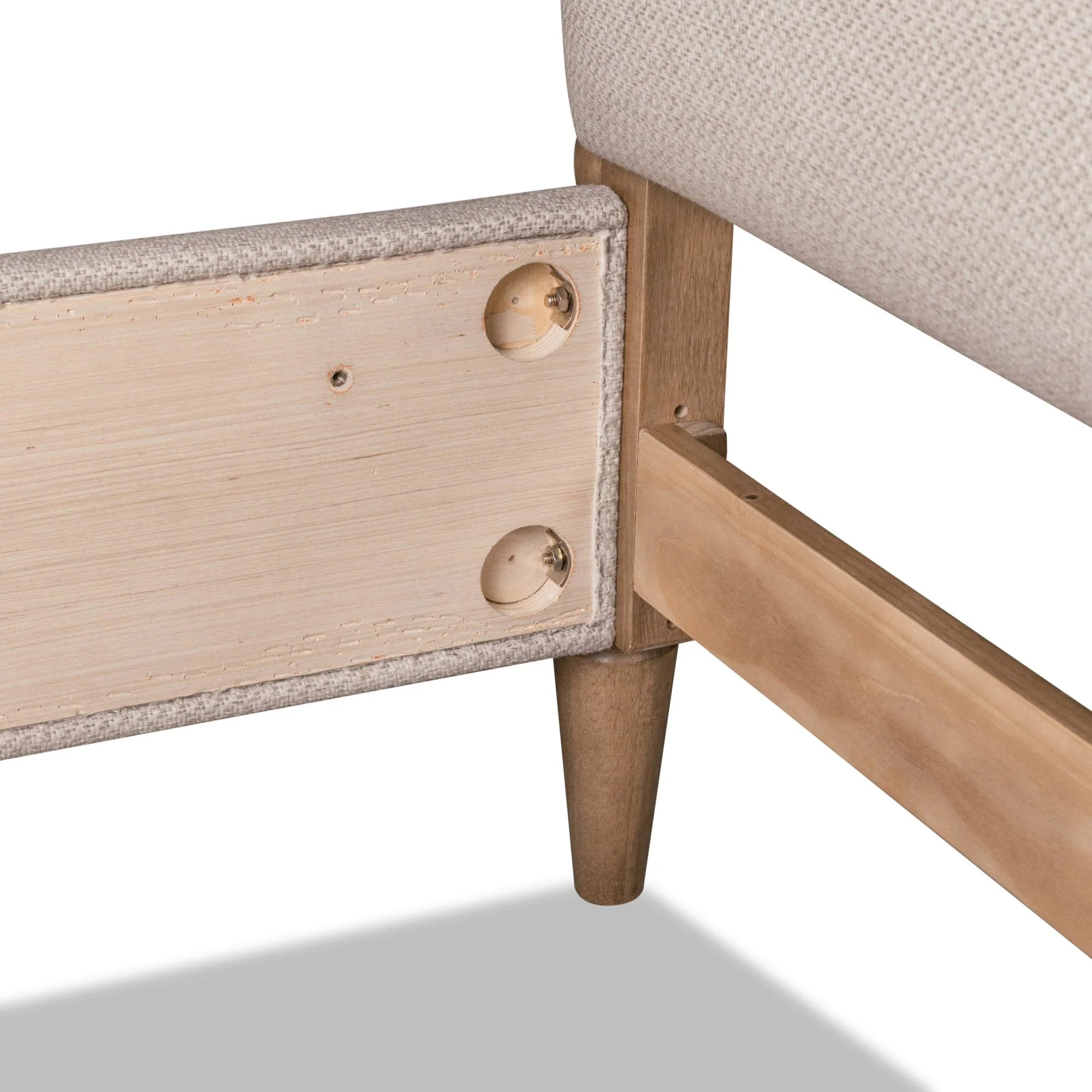Langley Honey Wheat/Autumn Forest Upholstered Queen Bed - Image 9