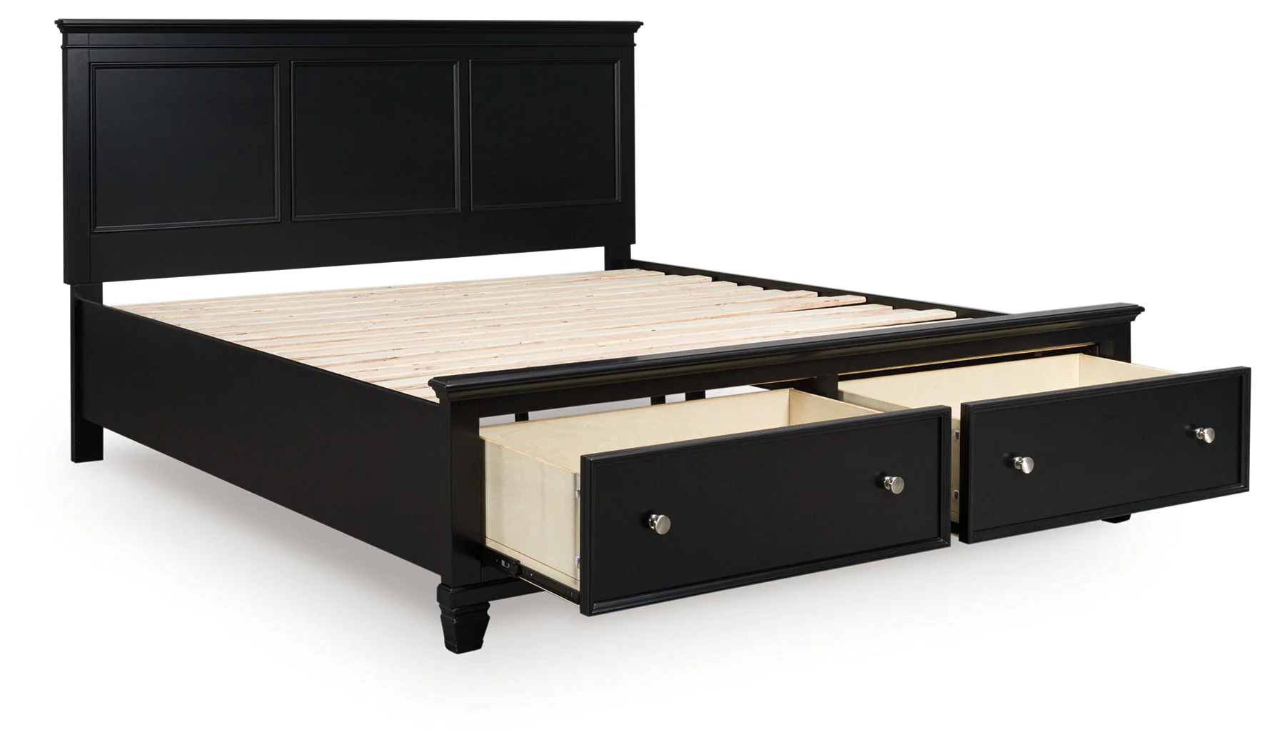 Lanolee Black California King Panel Storage Bed - Image 2