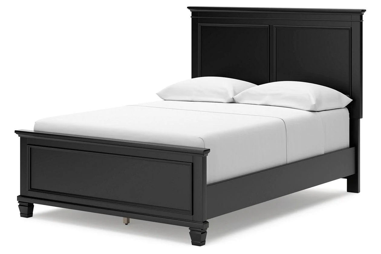 Lanolee Black Full Panel Bed - Image 4
