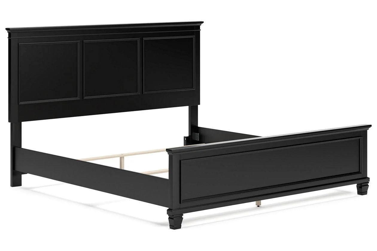 Lanolee Black King Panel Bed - Image 2