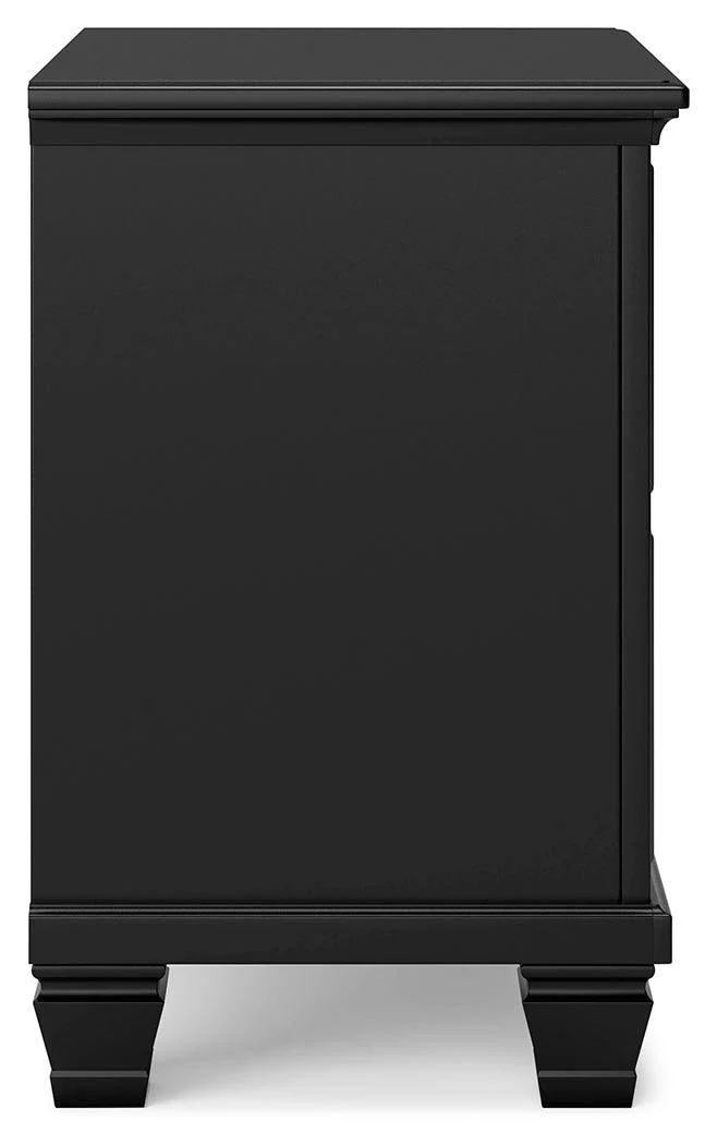 Lanolee Black Nightstand - Image 7