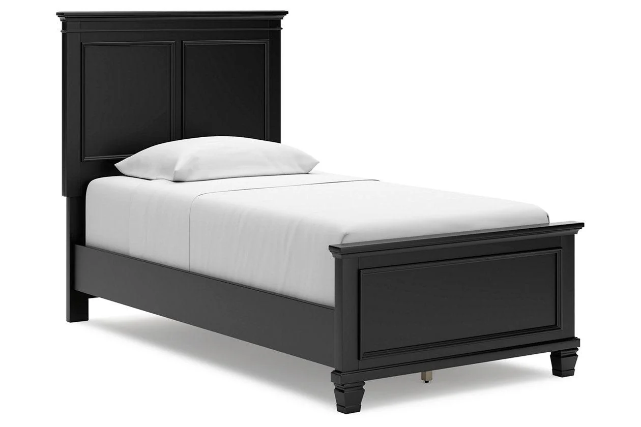 Lanolee Black Twin Panel Bed - Image 9
