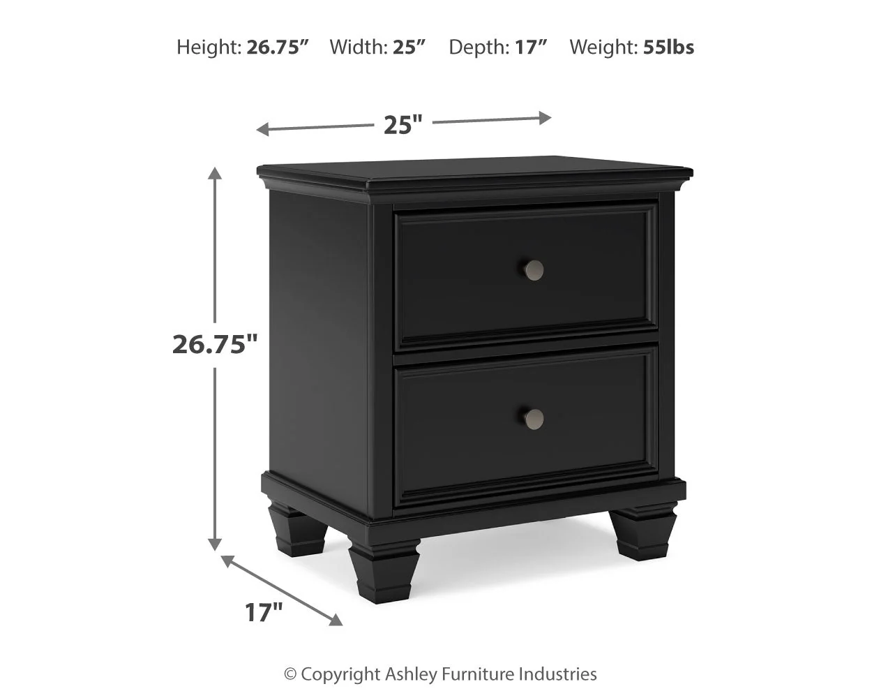 Lanolee Black Youth Panel Bedroom Set - Image 27