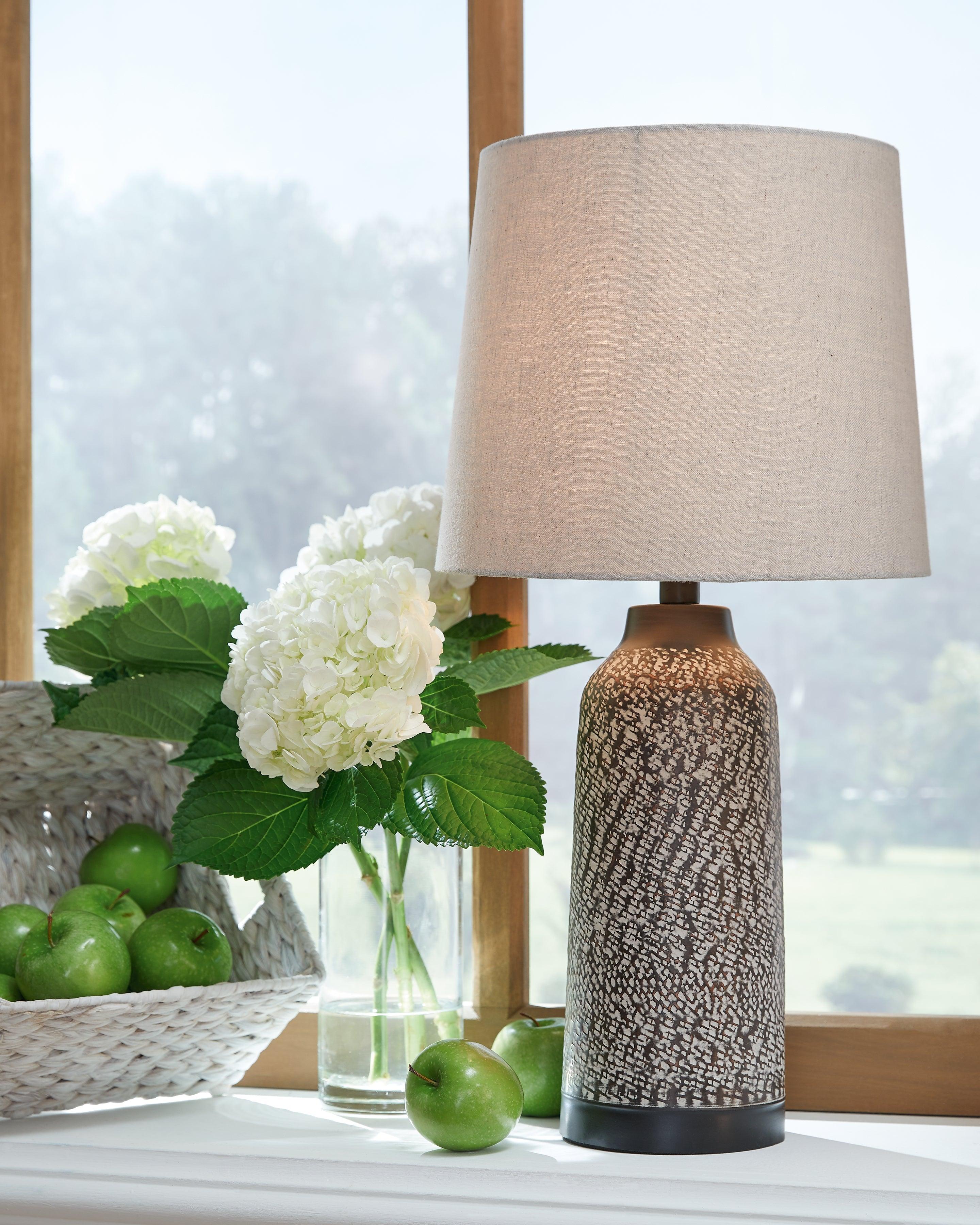 Lanson Antique Bronze Finish Table Lamp - Image 5