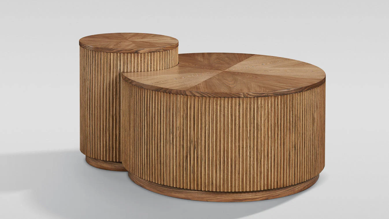 Larisa Brown Coffee table and End table