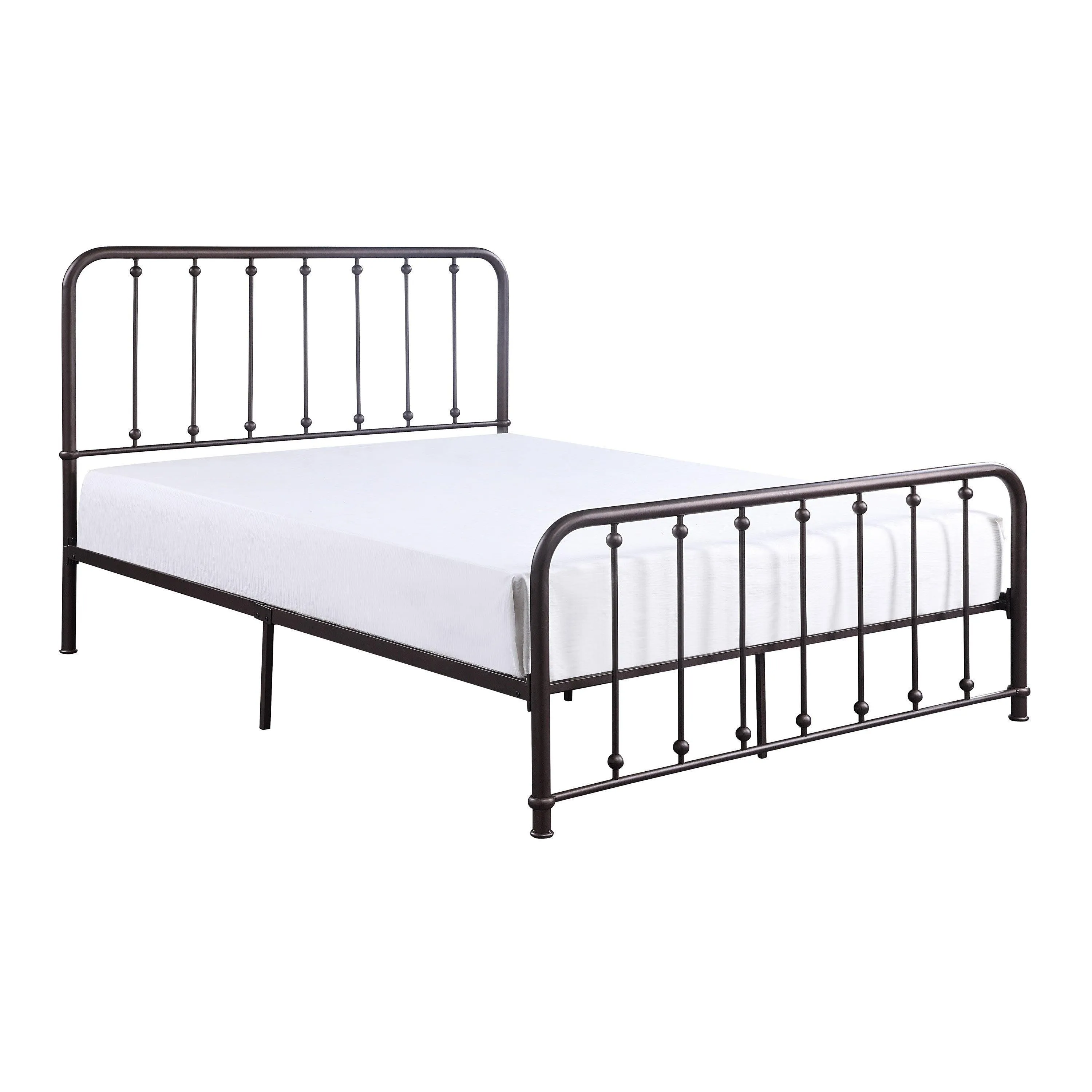 Larkspur Antique Bronze King Metal Platform Bed - Image 3