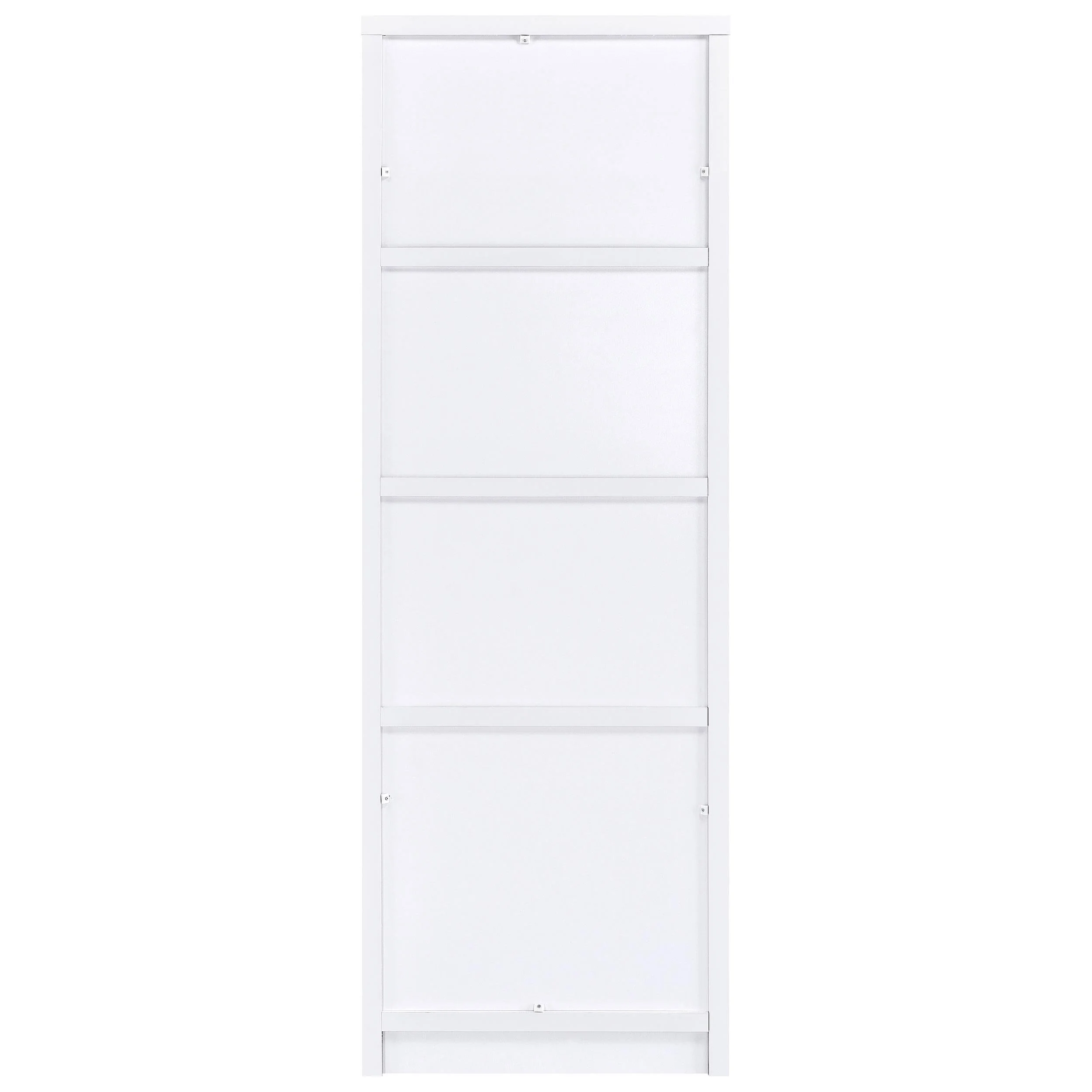 Laughlin White 3-shelf Engineered Wood Media Tower - Image 8
