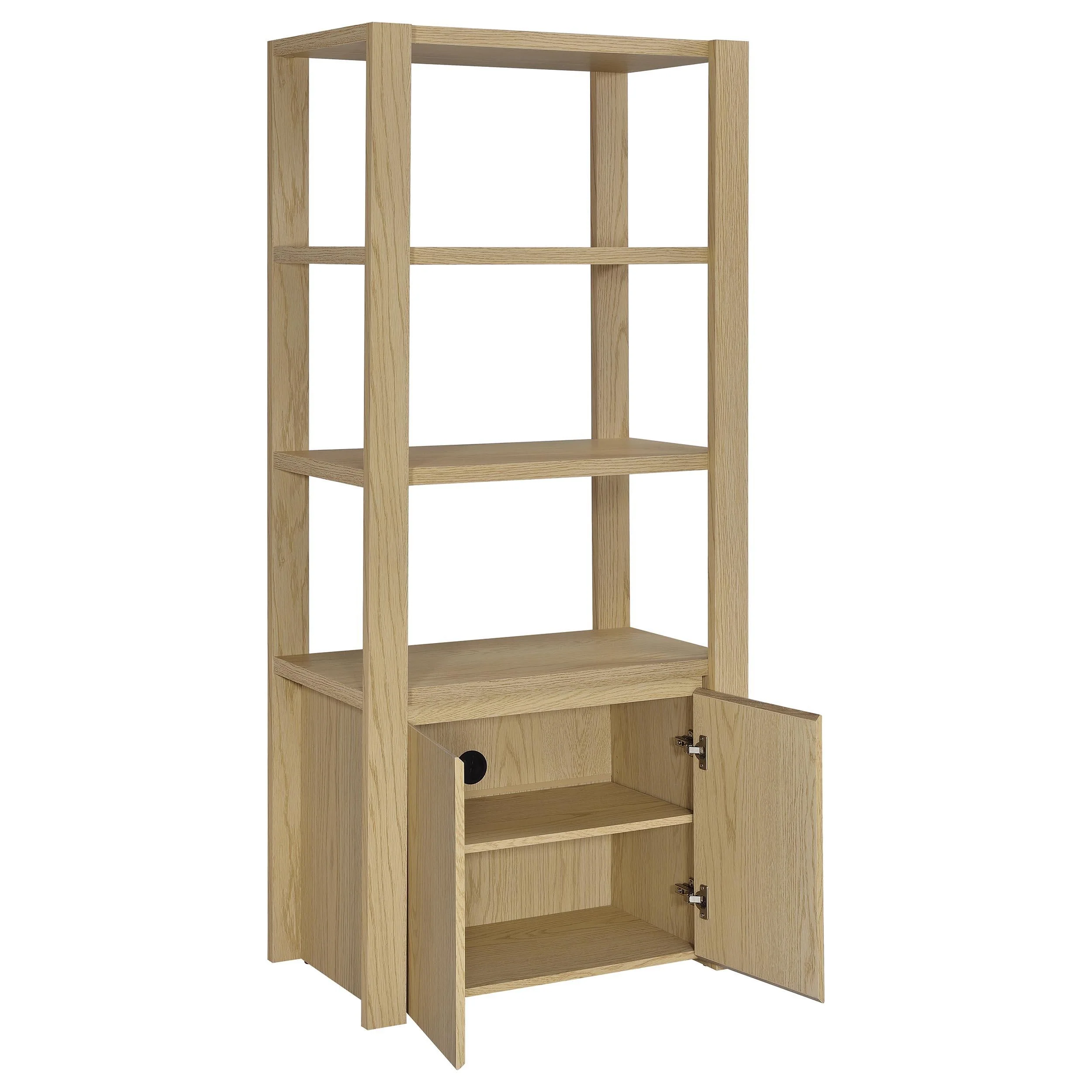 Laurelton Light Oak 3-Piece Entertainment Center TV Stand - Image 11