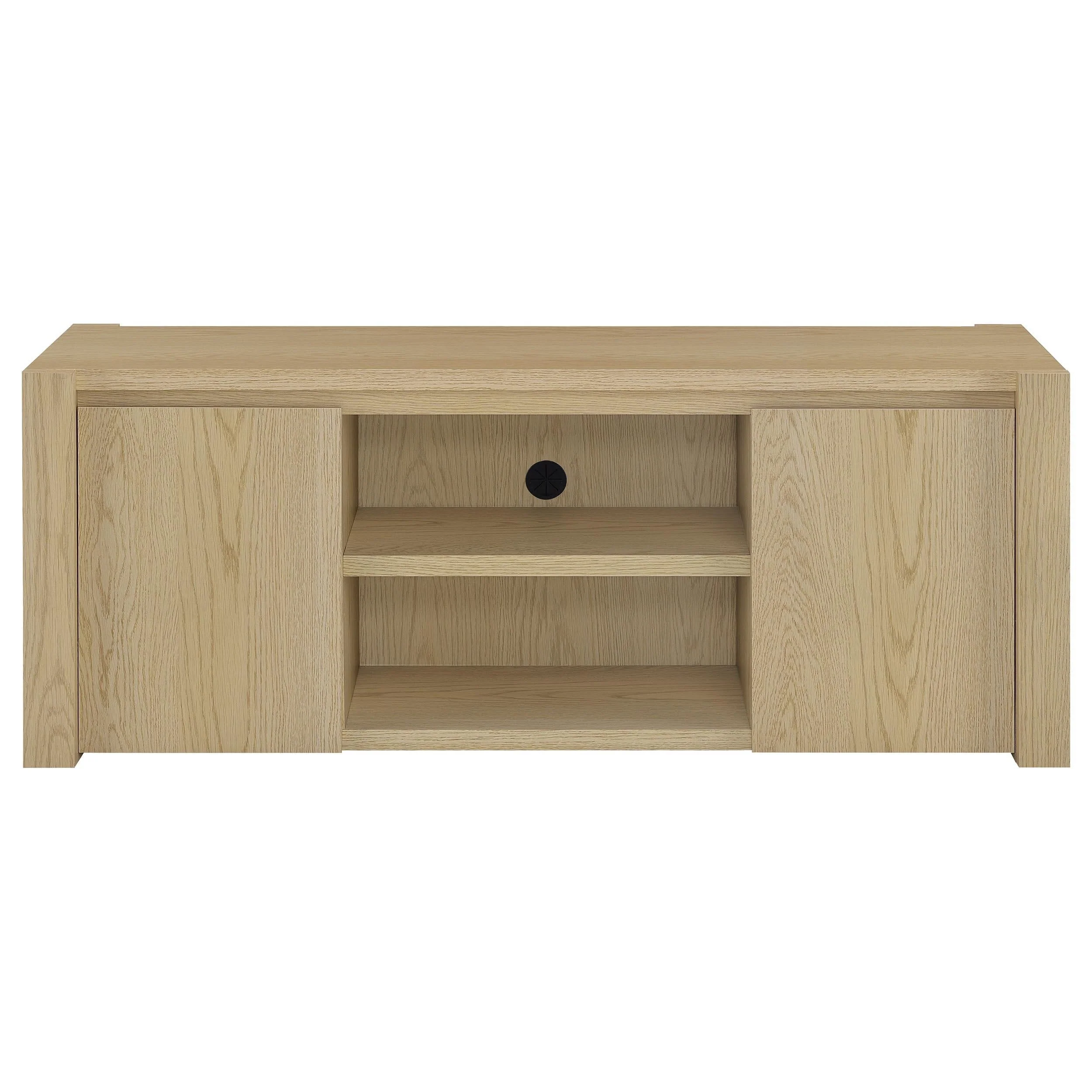 Laurelton Light Oak 3-Piece Entertainment Center TV Stand - Image 5