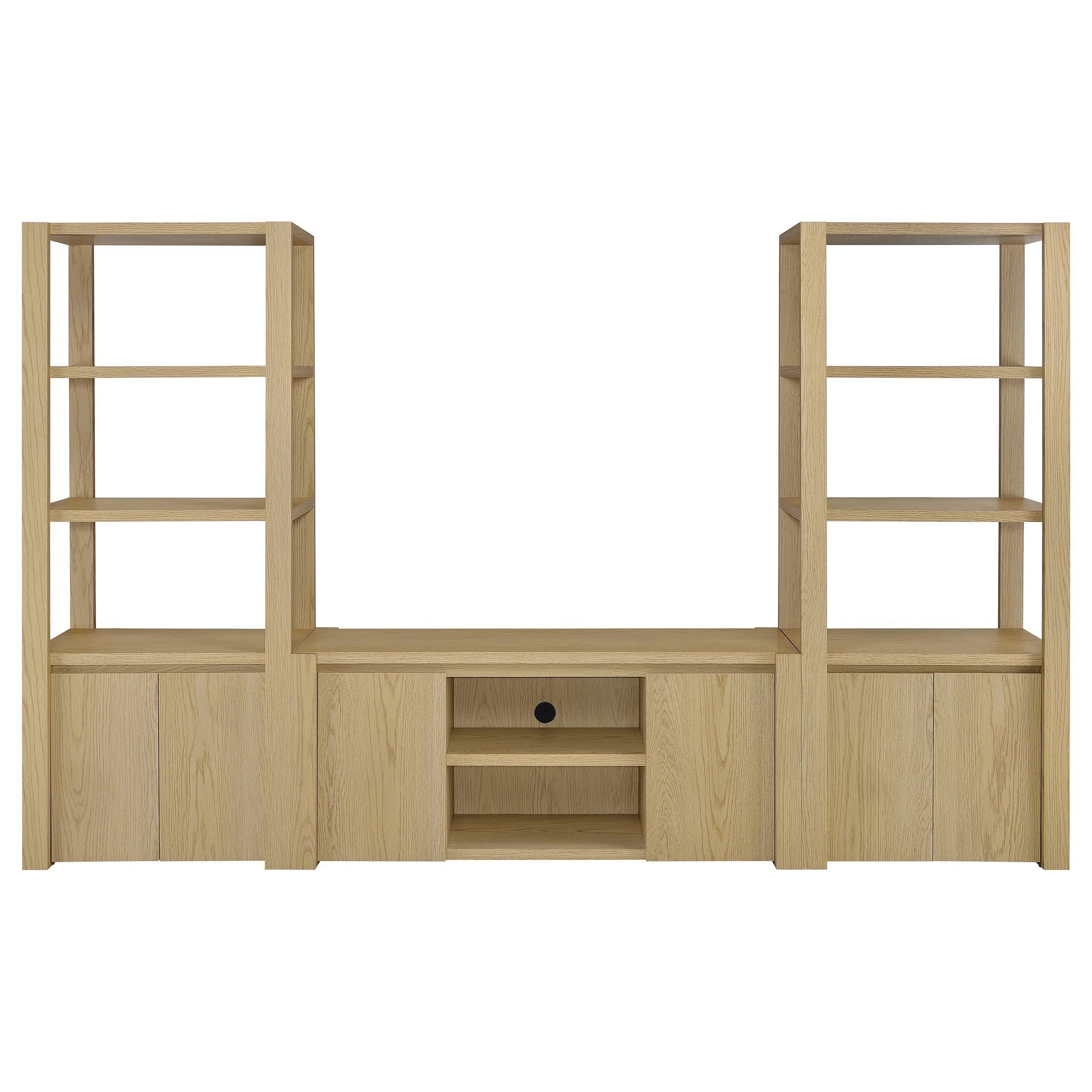 Laurelton Light Oak 60-inch 2-Door TV Stand Media Console - Image 13