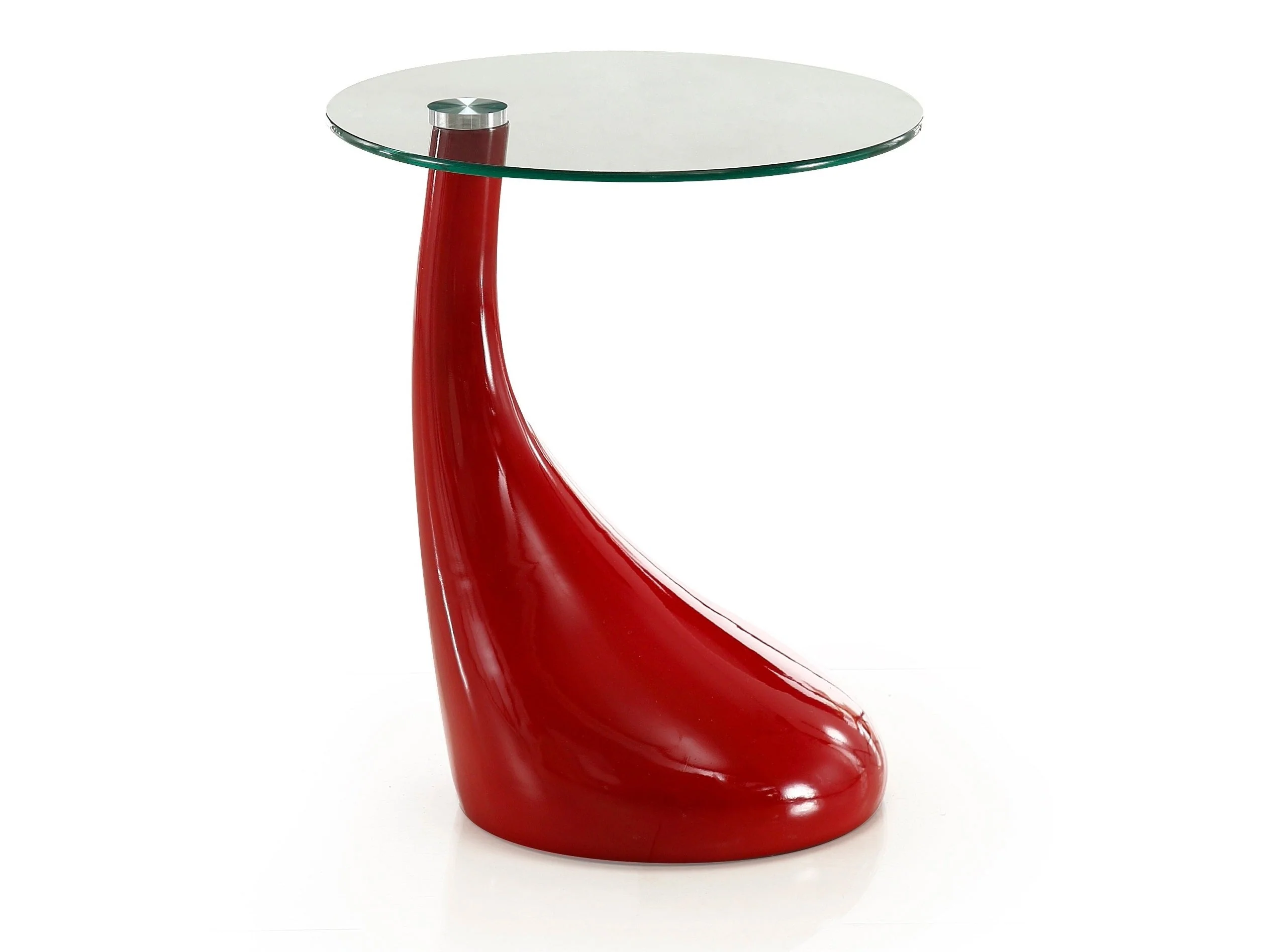 Lava Accent Table in Red - Image 2