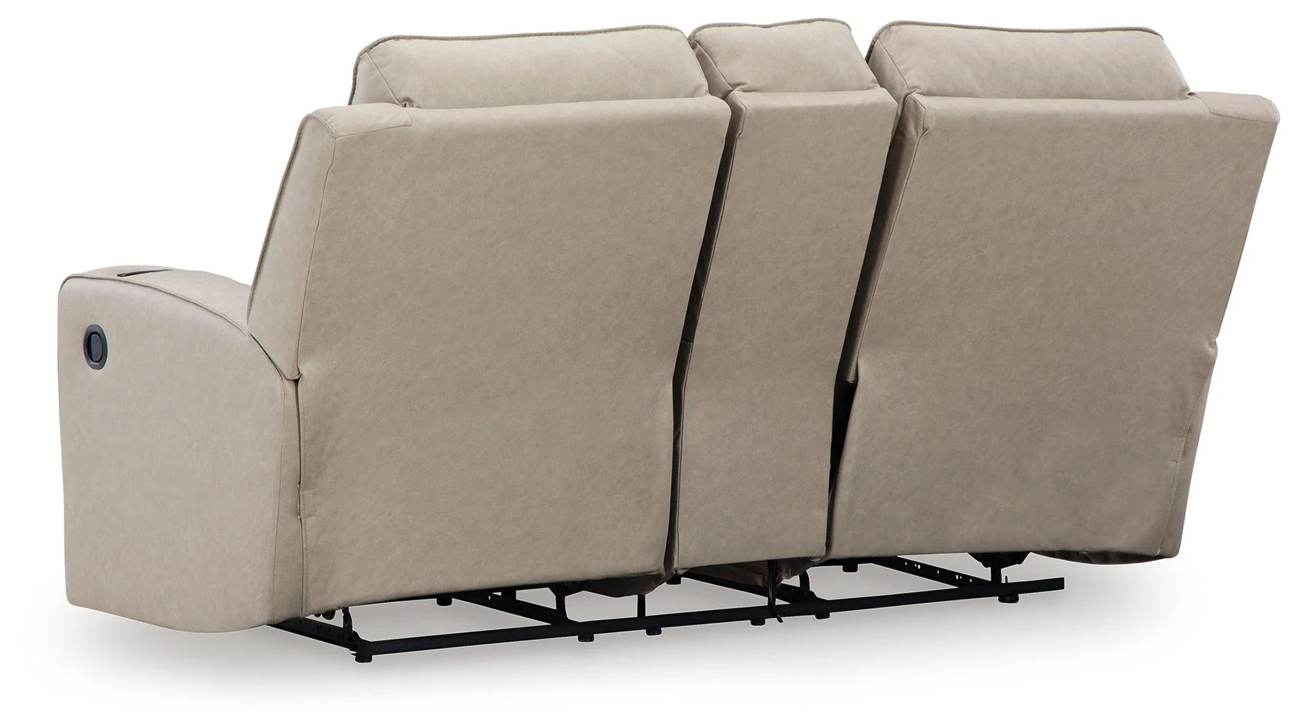 Lavenhorne Pebble Manual Reclining Loveseat with Console - Image 5