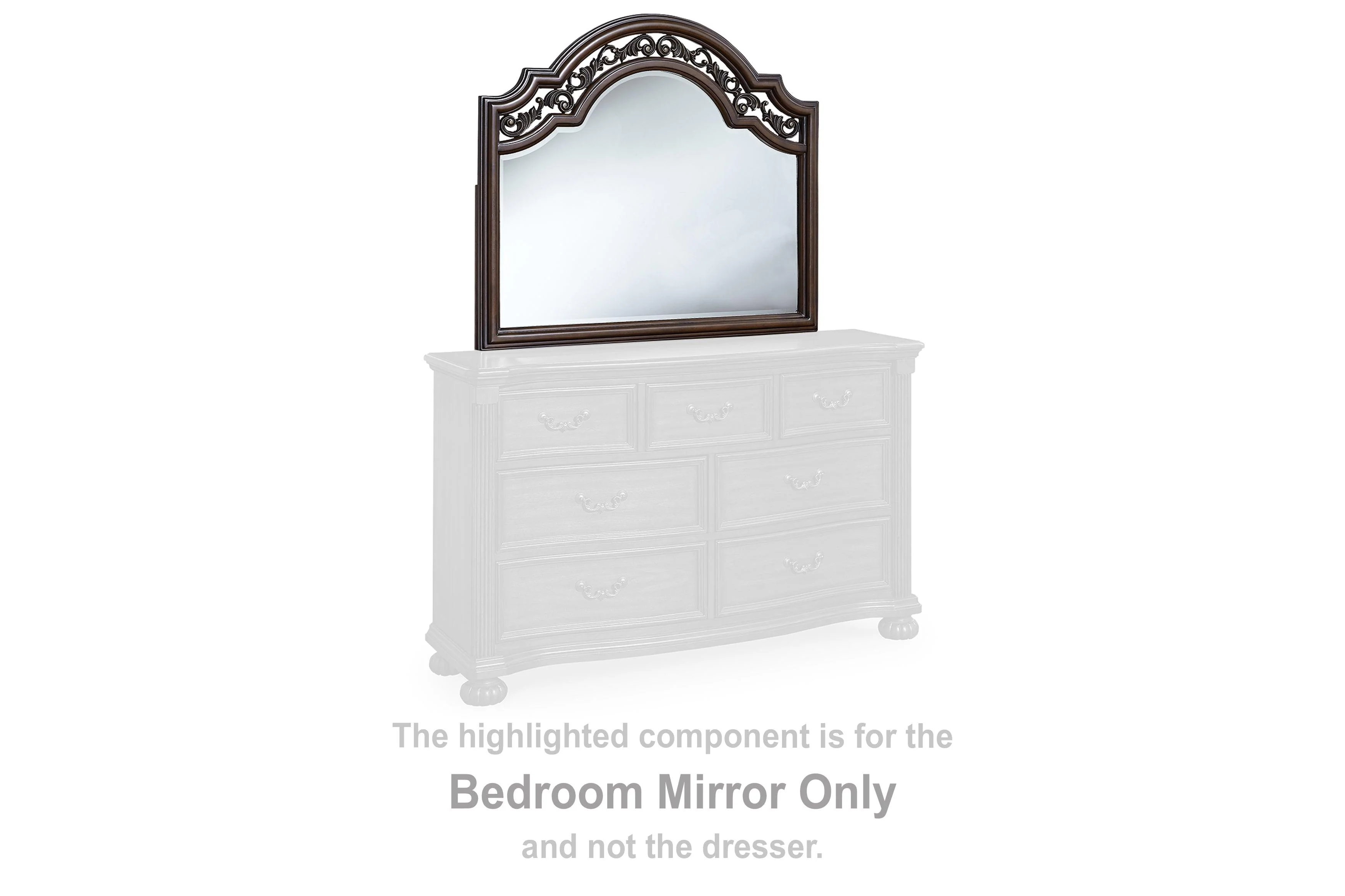 Lavinton Brown Bedroom Mirror - Image 4