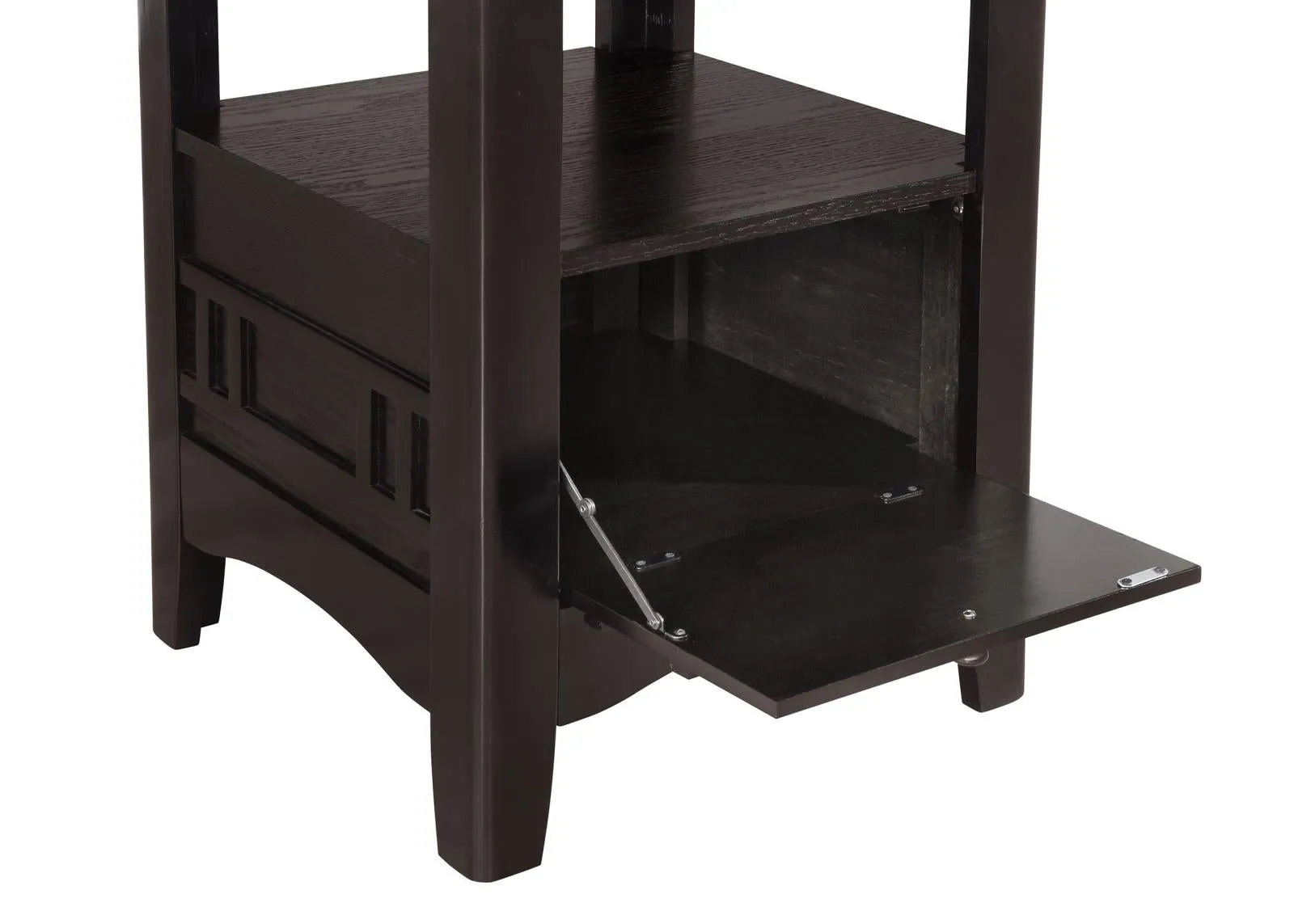 Lavon Espresso and Black Counter Height Dining Set - Image 5