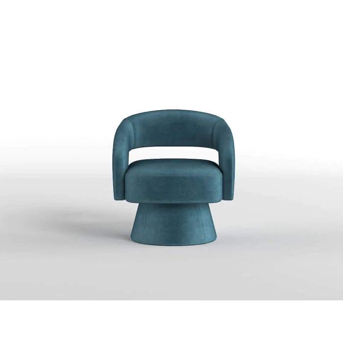Lavon Orange Swivel Chair - Image 10
