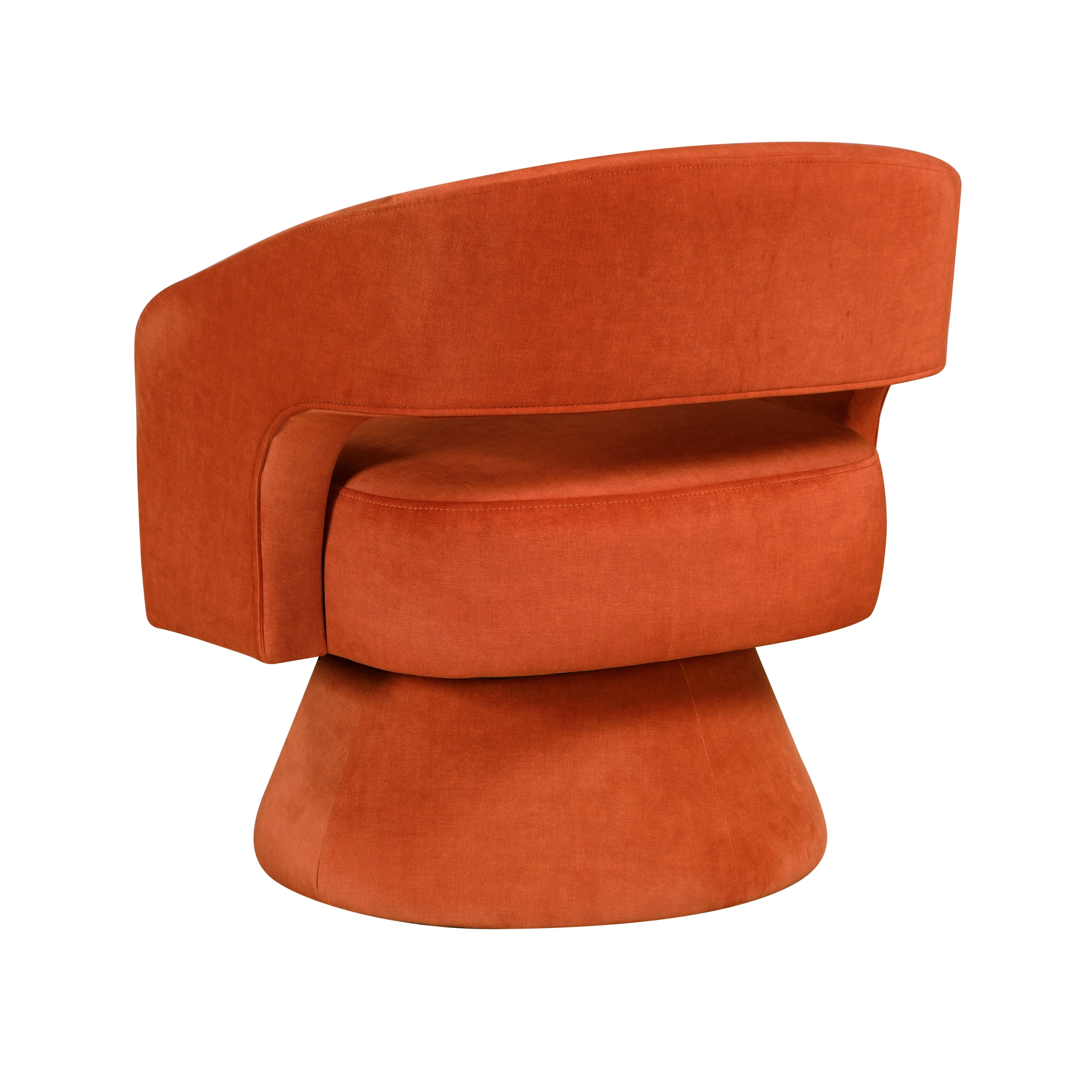 Lavon Orange Swivel Chair - Image 5