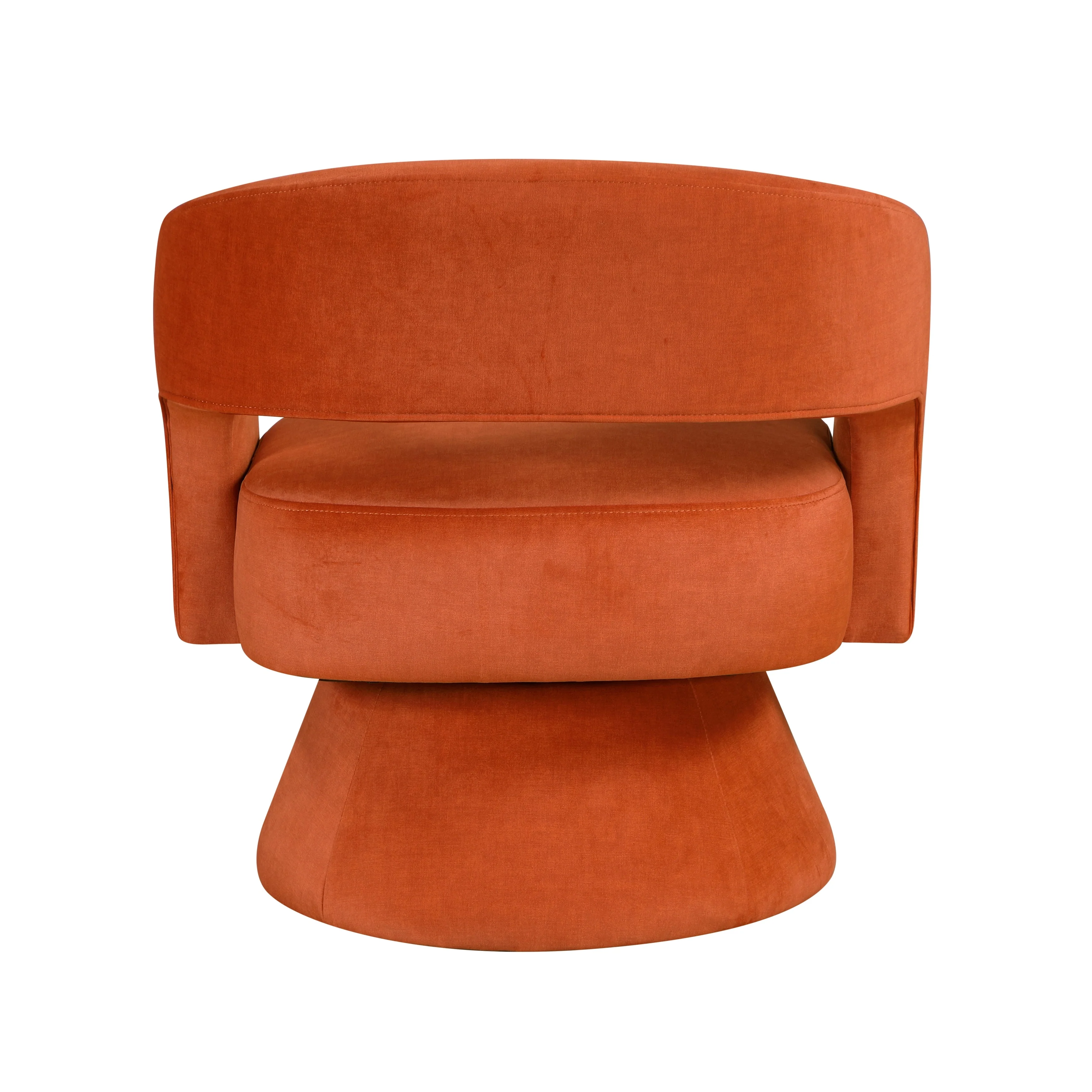 Lavon Orange Swivel Chair - Image 6