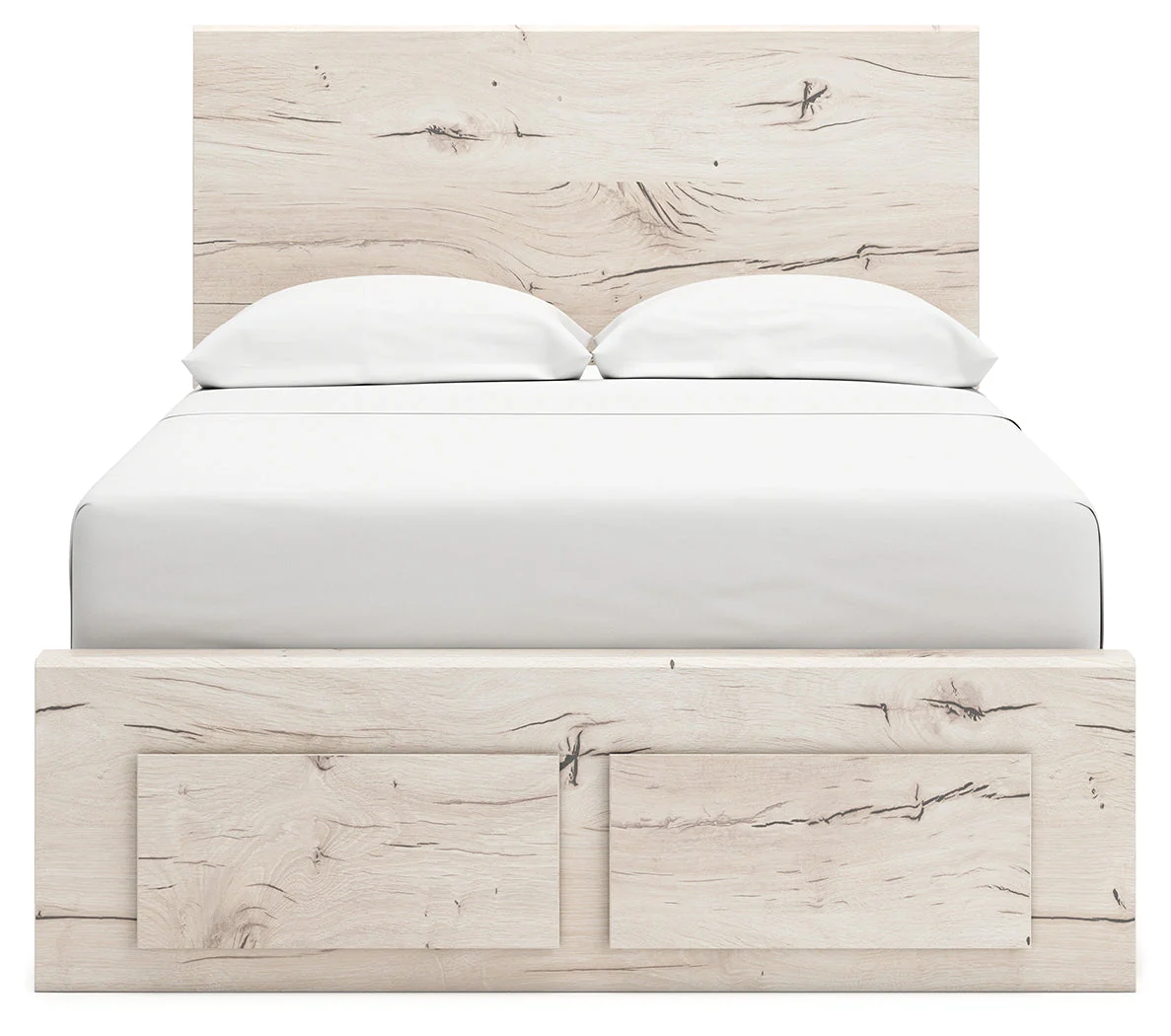 Lawroy Light Natural Full Storage Platform Bed - Image 4