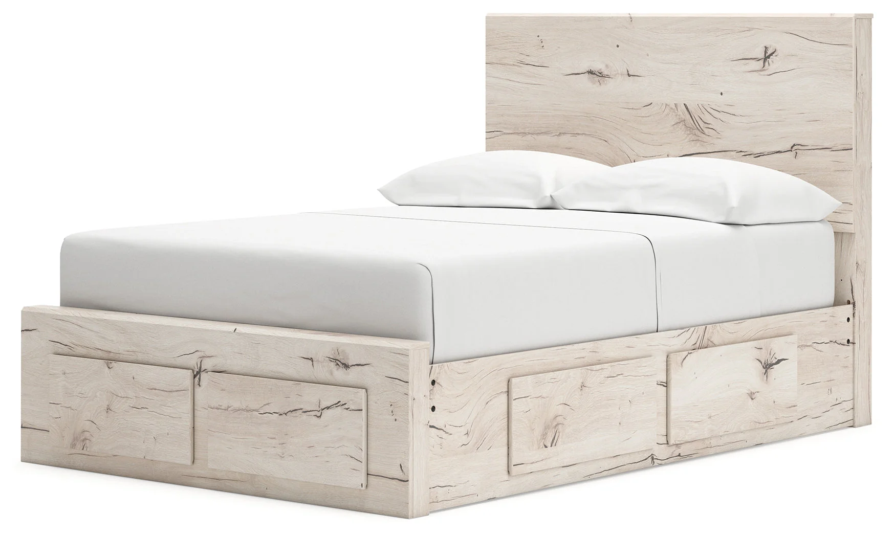 Lawroy Light Natural Full Storage Platform Bed with 6 Drawers - Image 4