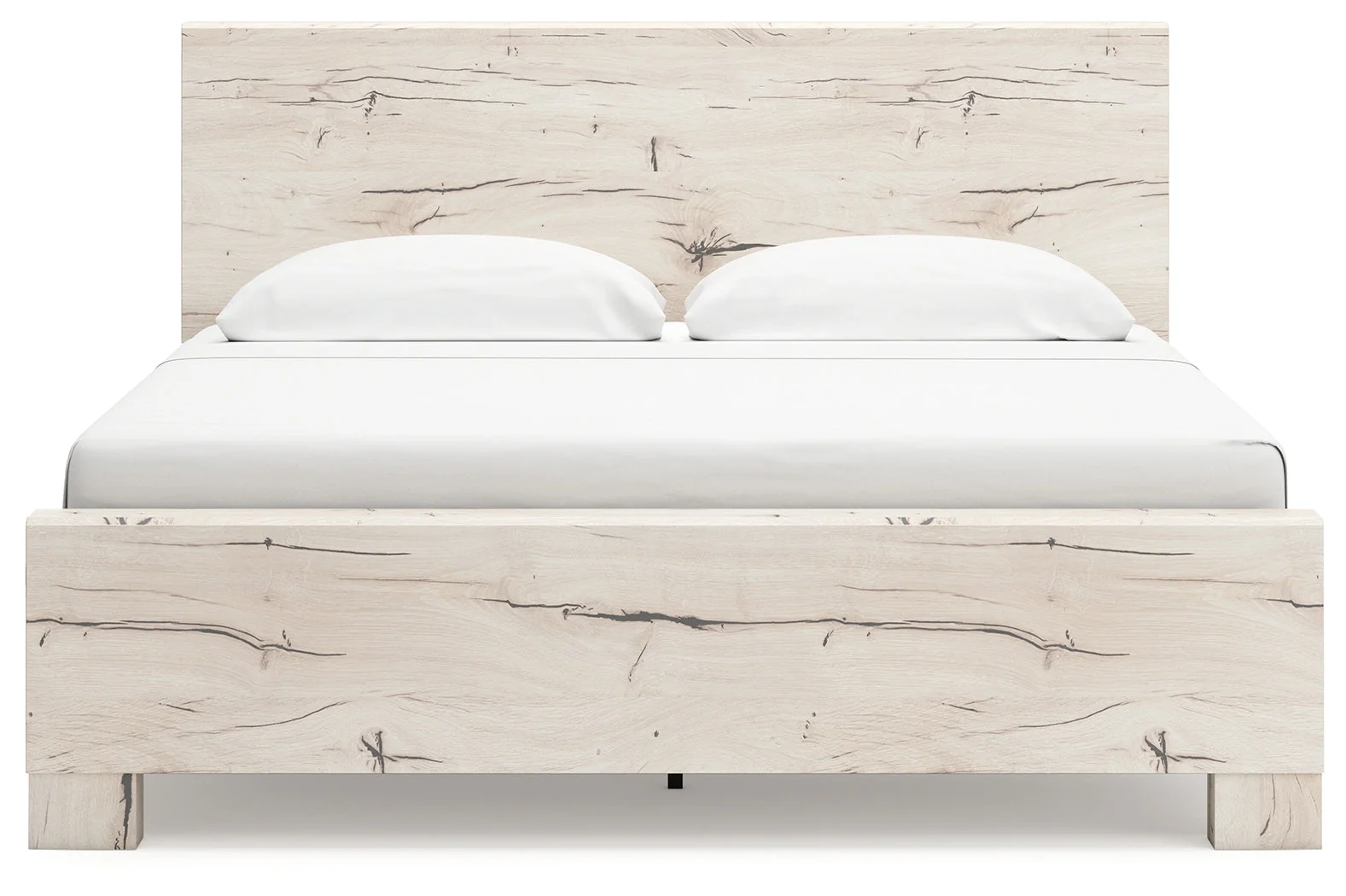 Lawroy Light Natural King Panel Bed - Image 3