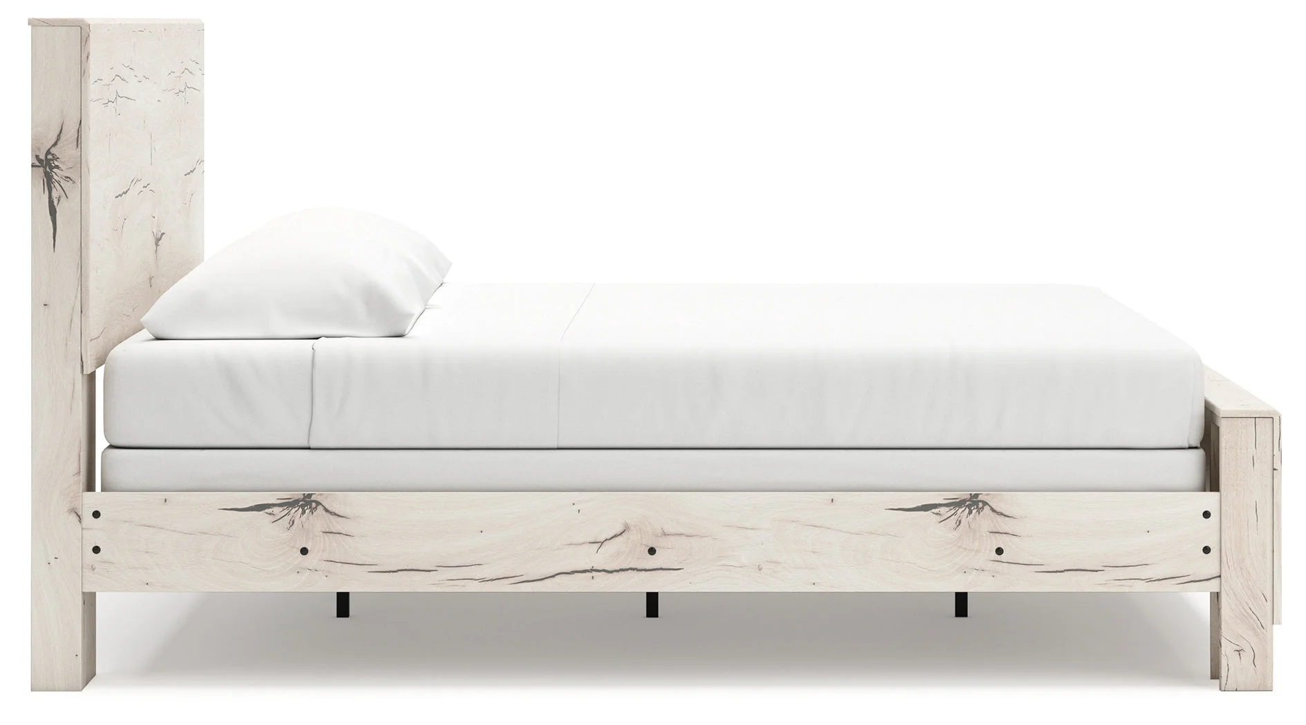 Lawroy Light Natural King Panel Bed - Image 4