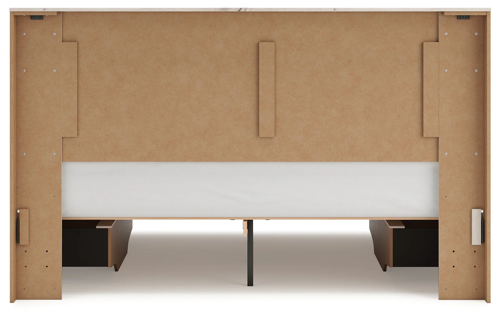 Lawroy Light Natural King Storage Platform Bed with 4 Drawers - Image 8